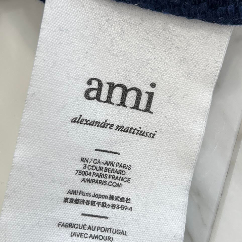 AMI PARIS Alexandre Mattiussi Crewneck Sweat Shirt USW001.730 Size L アミパリス アレクサンドルマテュッシス クルーネック スウェットシャツ サイズL