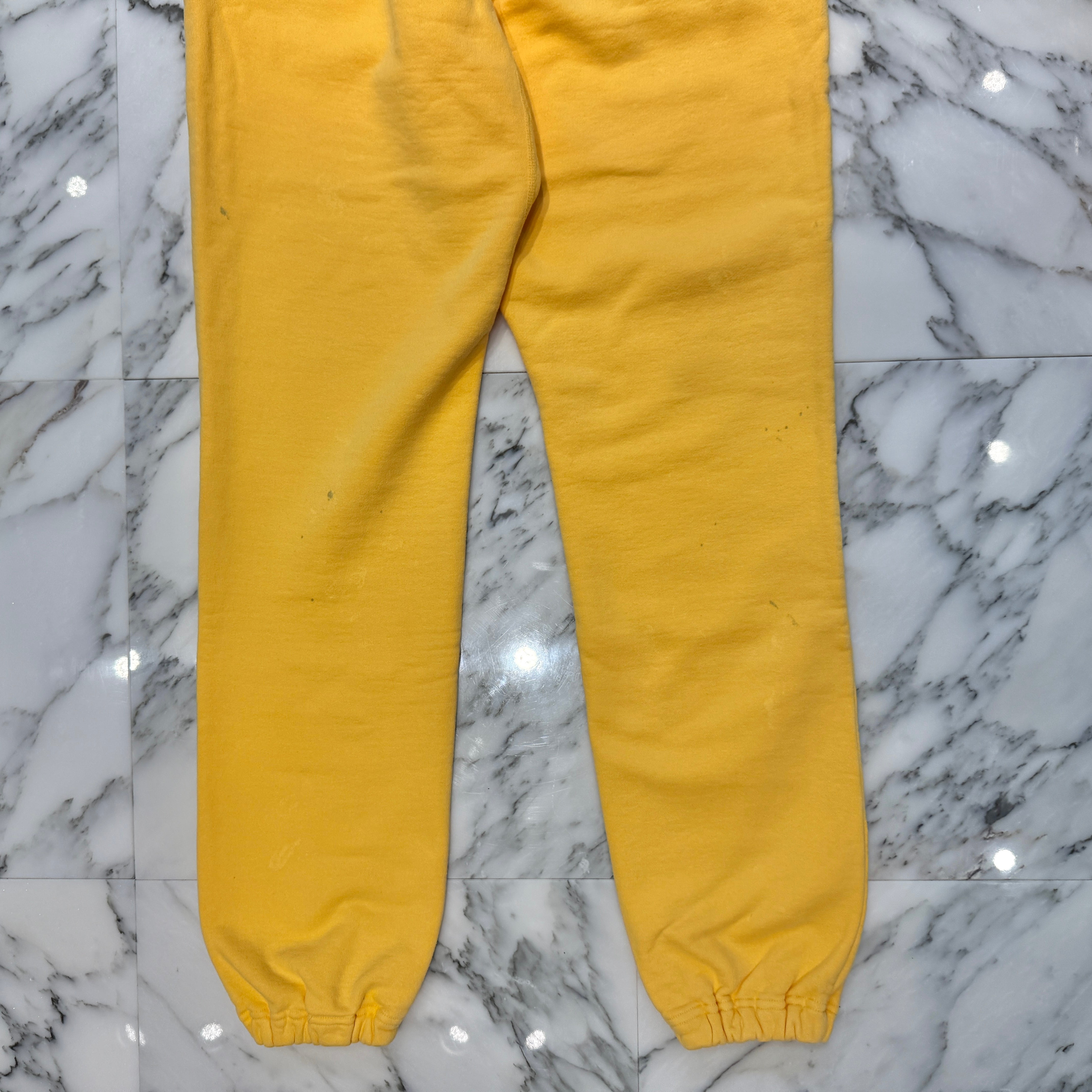 SAINT Mxxxxxx × DENIMTEARS 2021AW Distressed College Logo Sweat Pants SM-A21-0000-053 Size M セントマイケル×デニムティアーズ ユーズド加工 カレッジロゴ スウェットパンツ サイズM