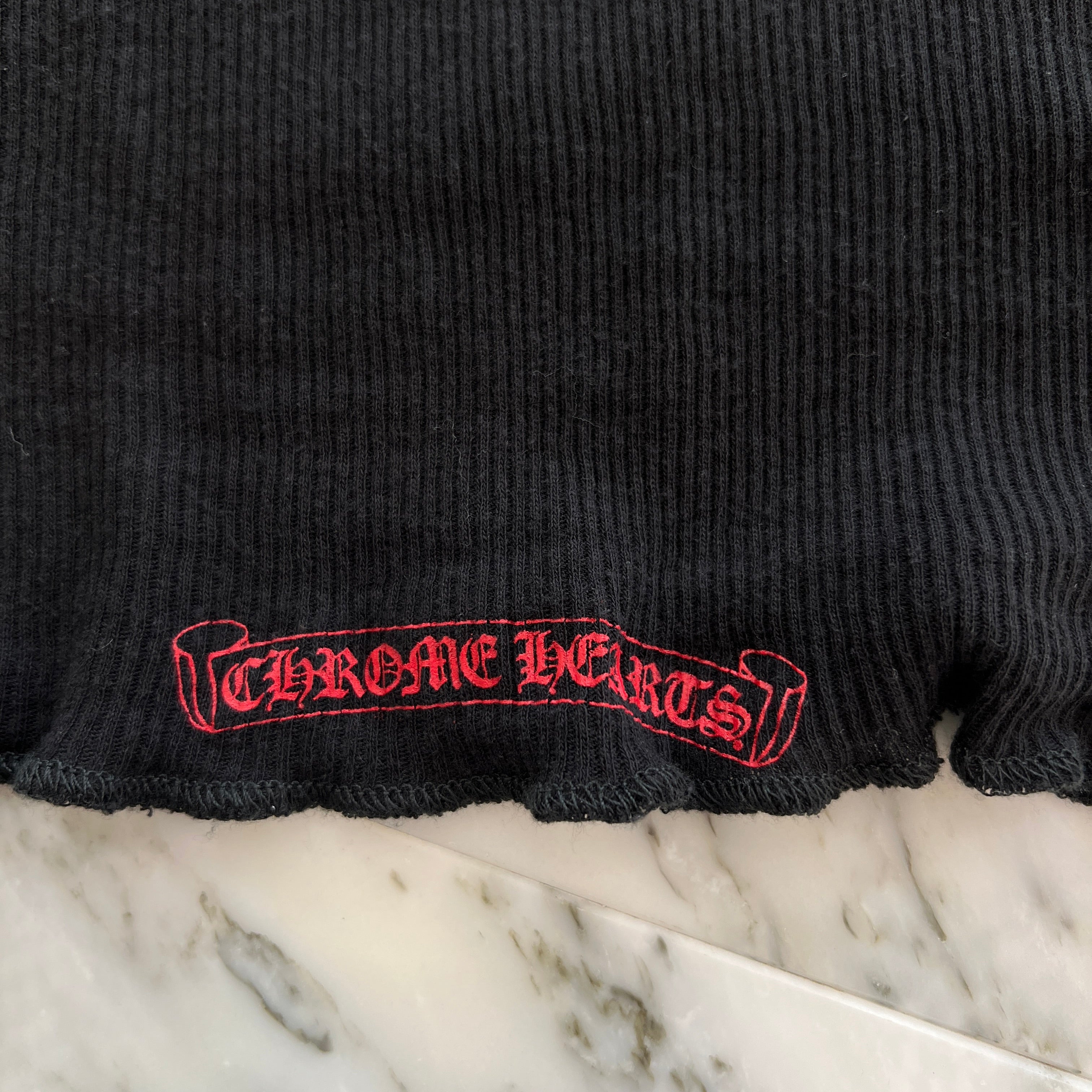 CHROME HEARTS Back Cross Horseshoe Tank Top Size M クロムハーツ バッククロス ホースシュータンクトップ サイズM