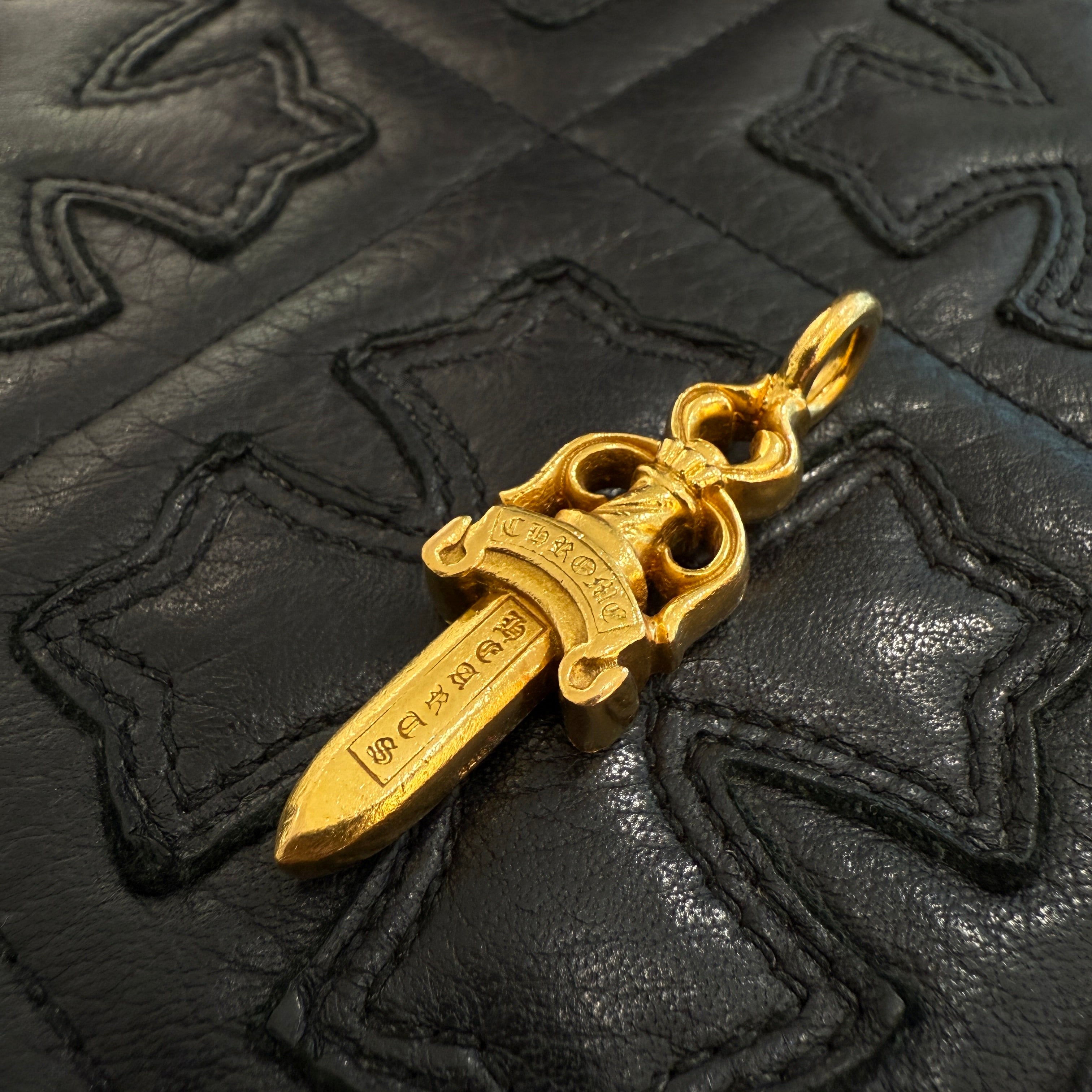 CHROME HEARTS 22K Double Dagger Pendant Top クロムハーツ 22K