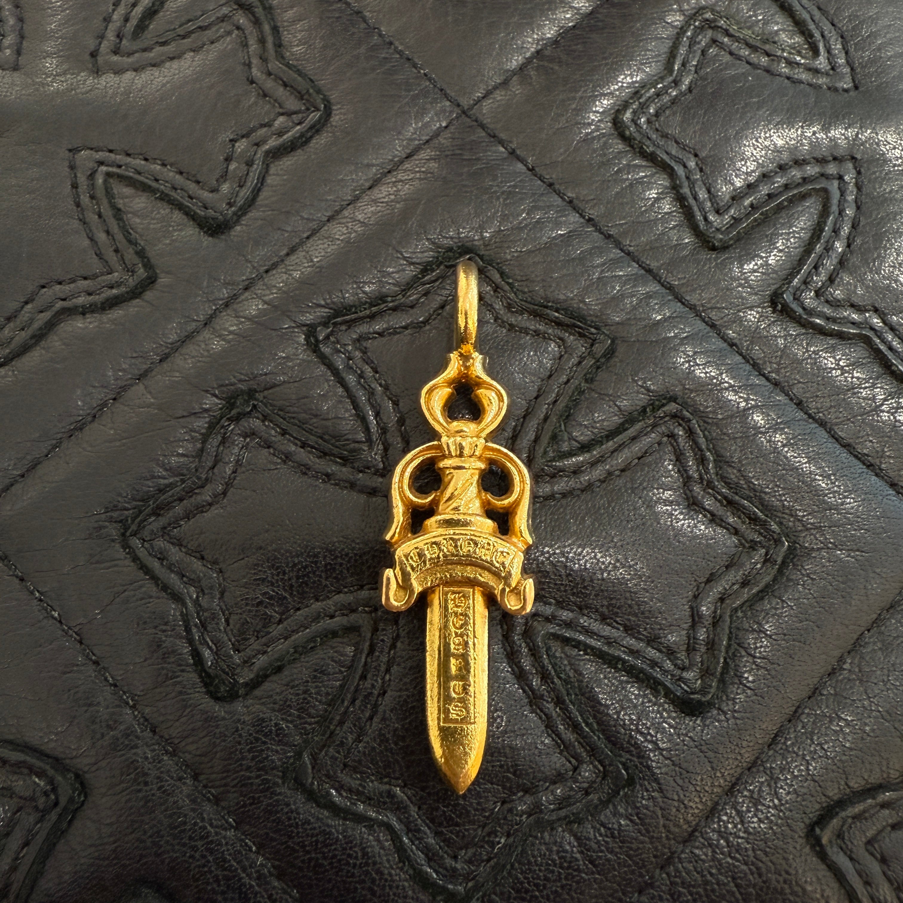 CHROME HEARTS 22K Double Dagger Pendant Top クロムハーツ 22K ダブルダガー ペンダントトップ