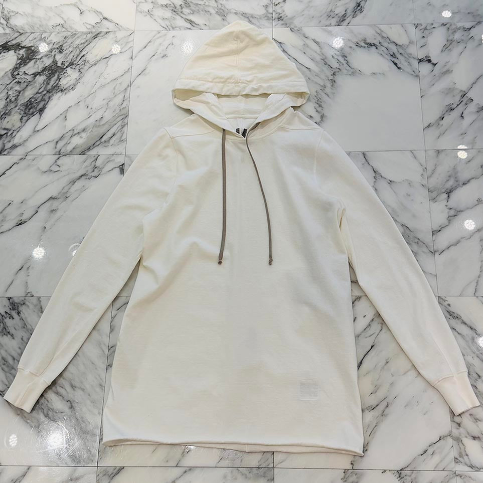 Rick Owens DRKSHDW LUXOR Long Pullover Hoodie DU02C5285-RIG Size M リックオウェンス ダークシャドウ ルクソール ロングプルオーバーフーディ サイズM