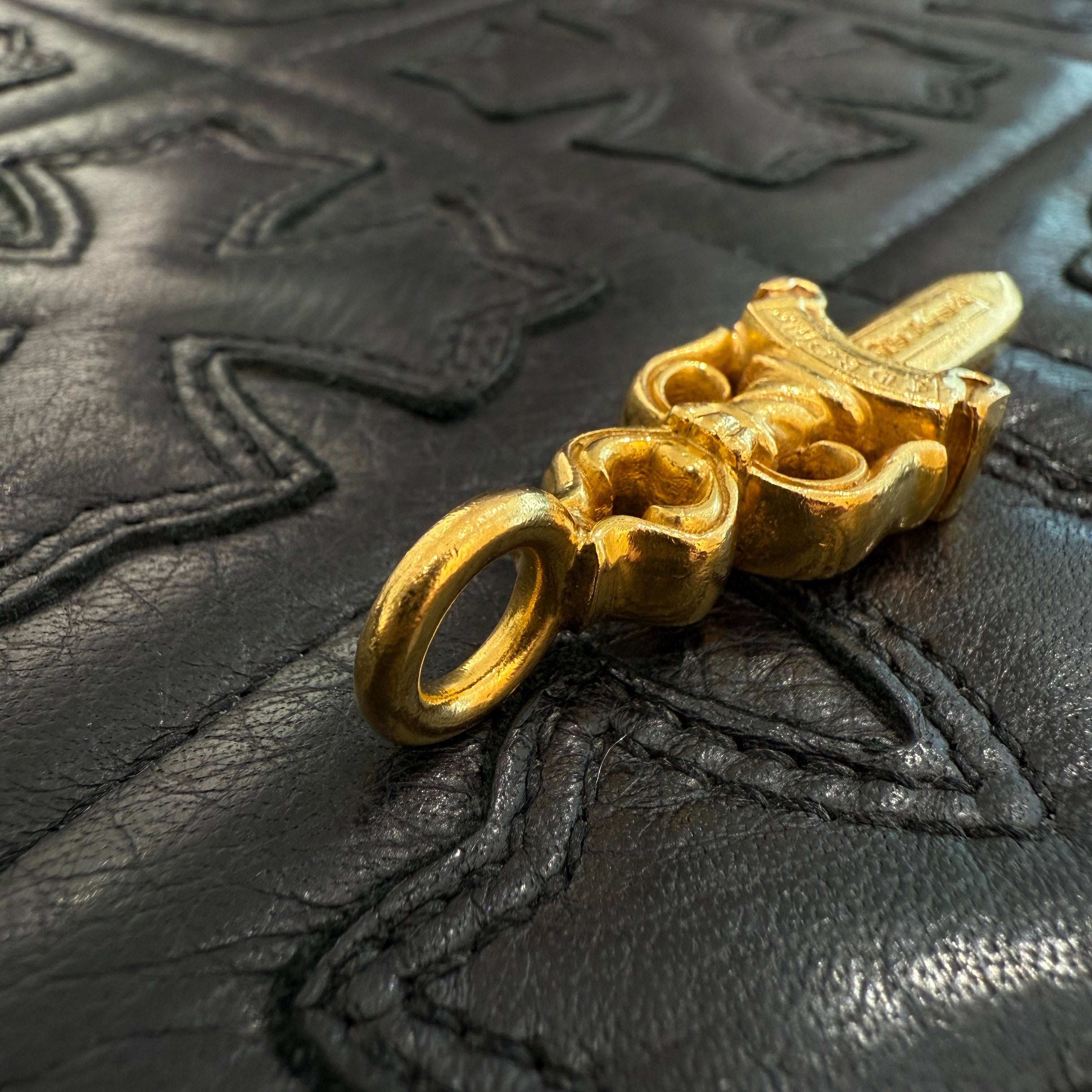 CHROME HEARTS 22K Double Dagger Pendant Top クロムハーツ 22K