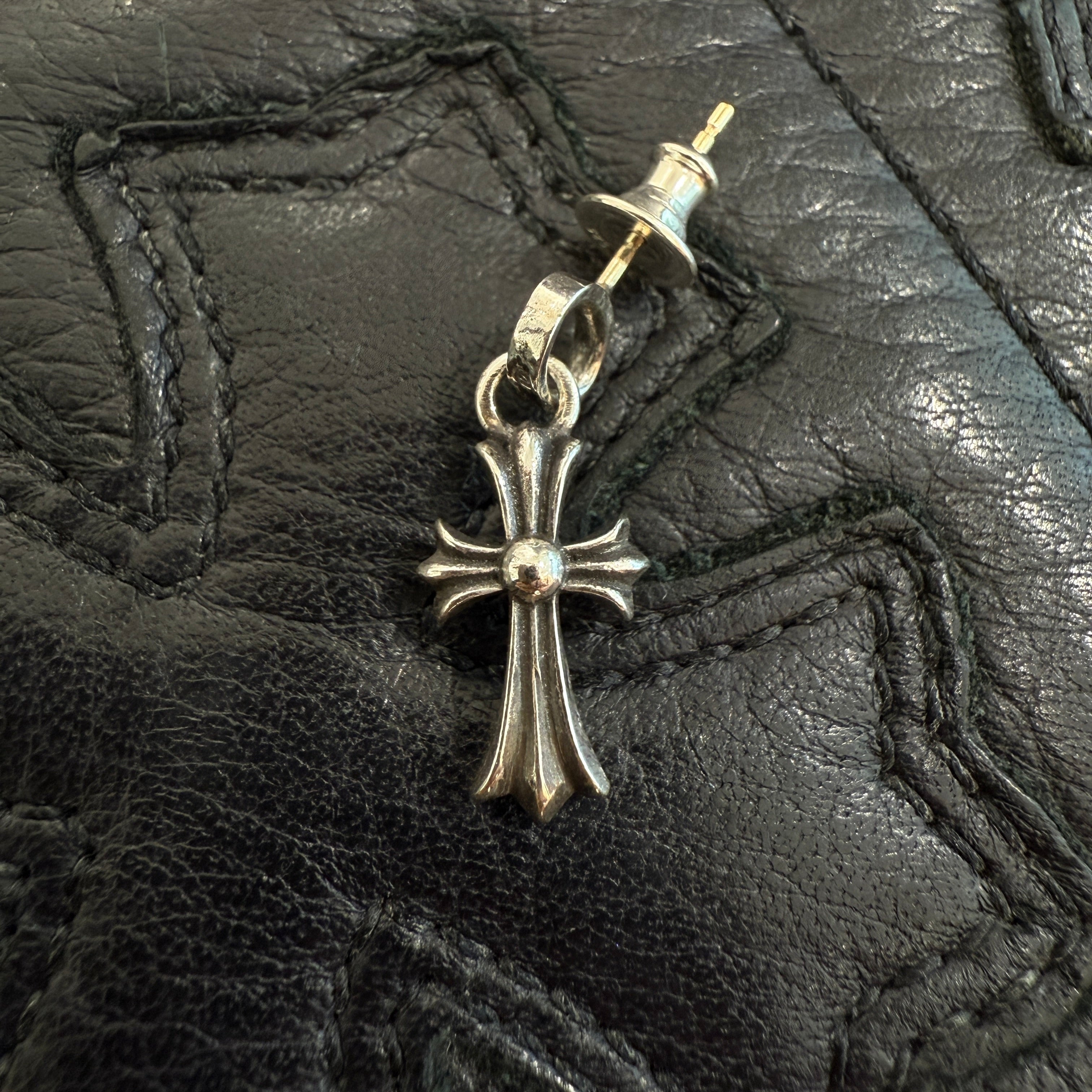 CHROME HEARTS BABY FAT CROSS Earring クロムハーツ ベイビーファットクロス ピアス