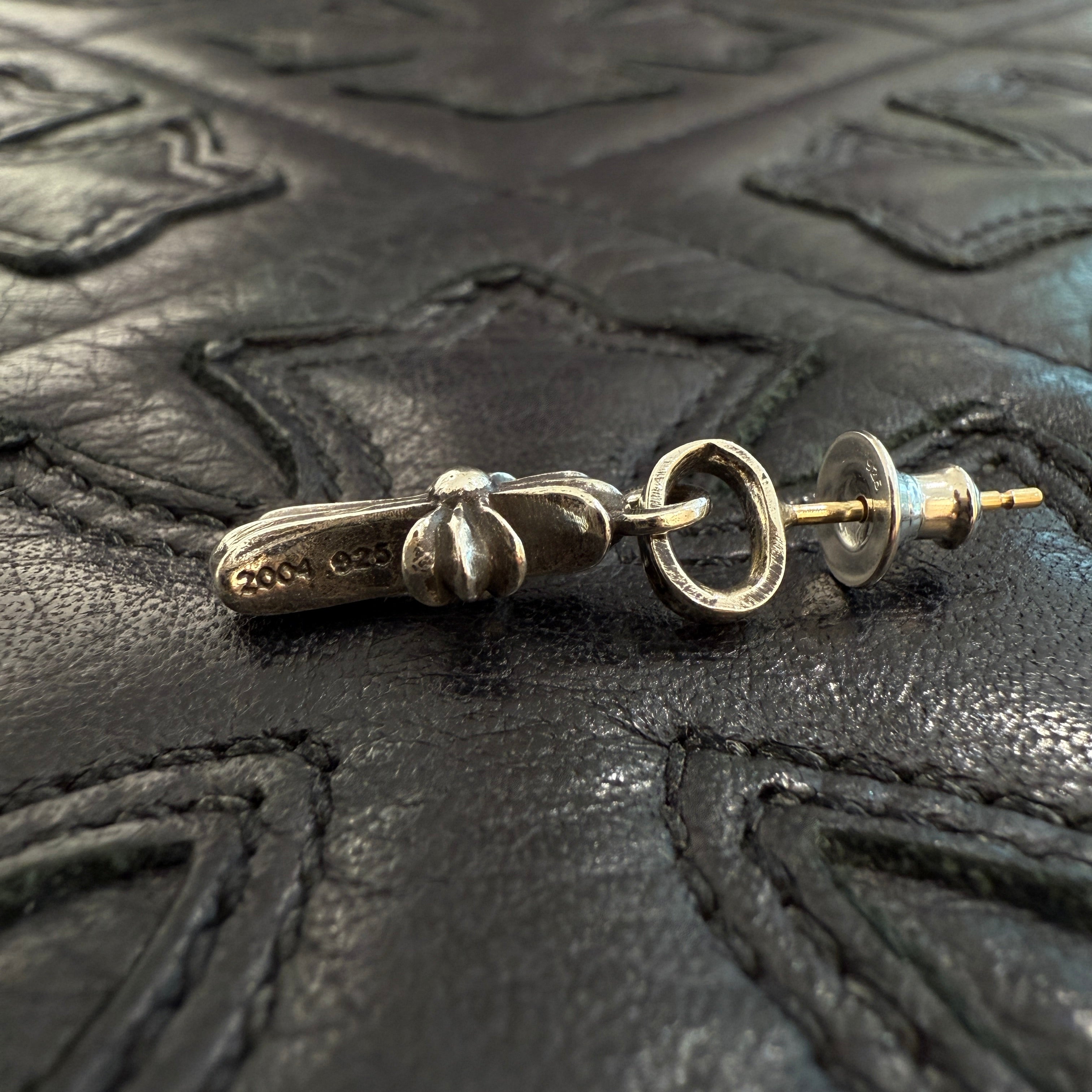 CHROME HEARTS BABY FAT CROSS Earring クロムハーツ ベイビーファットクロス ピアス