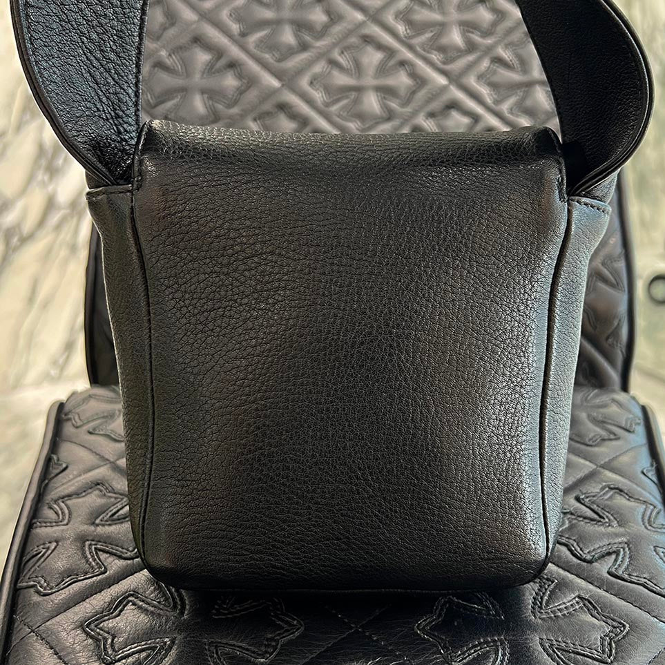 CHROME HEARTS HOT POT CH Plus Cross Ball Leather Shoulder Bag クロムハーツ ホットポット CHプラス クロスボール レザーショルダーバッグ