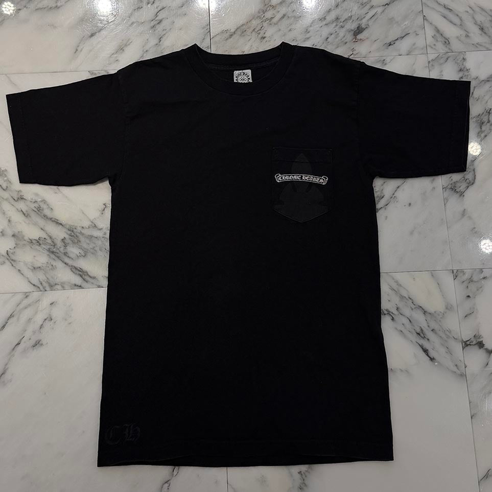 CHROME HEARTS OLD Back Scroll Fleurknee Print Tee Size M クロムハーツ オールド バックスクロール フレアニープリント Tシャツ サイズM