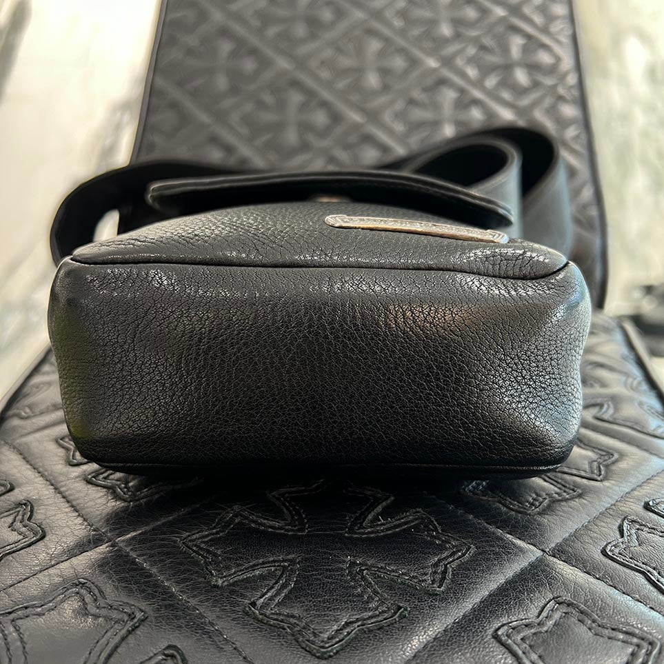 CHROME HEARTS HOT POT CH Plus Cross Ball Leather Shoulder Bag クロムハーツ ホットポット CHプラス クロスボール レザーショルダーバッグ