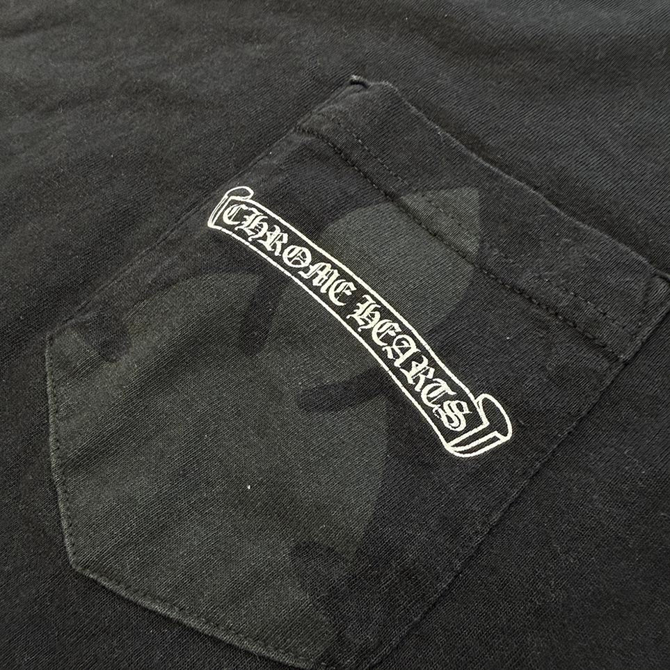 CHROME HEARTS OLD Back Scroll Fleurknee Print Tee Size M クロムハーツ オールド バックスクロール フレアニープリント Tシャツ サイズM