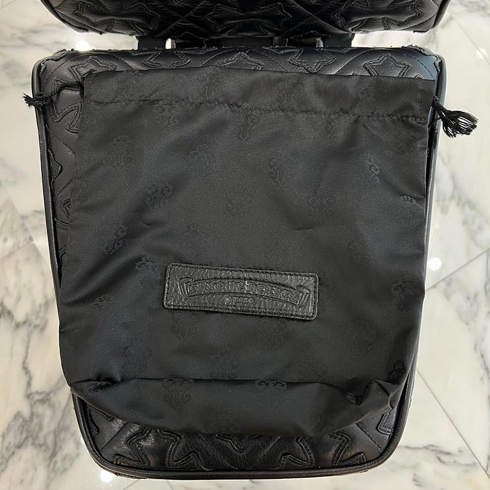 CHROME HEARTS HOT POT CH Plus Cross Ball Leather Shoulder Bag クロムハーツ ホットポット CHプラス クロスボール レザーショルダーバッグ