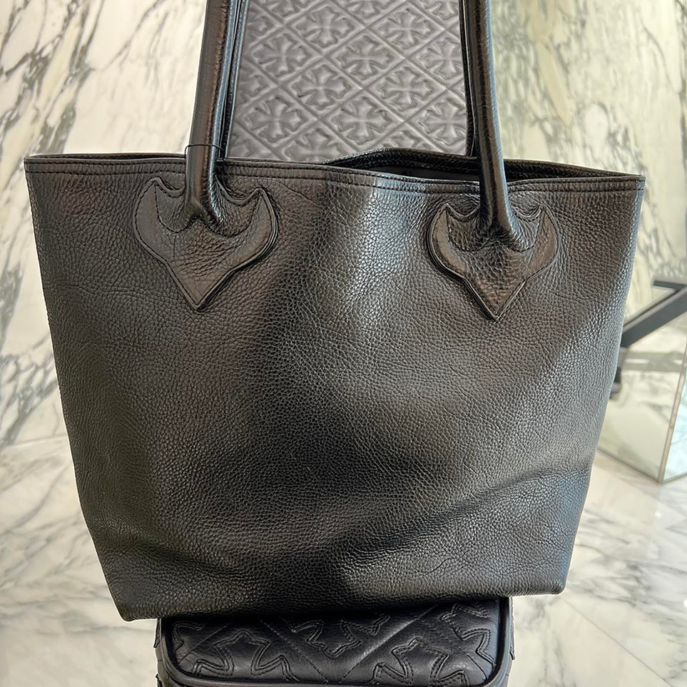 CHROME HEARTS 1 Cross Leather Patch FS Tote Bag クロムハーツ 1クロス レザーパッチ FS トートバッグ
