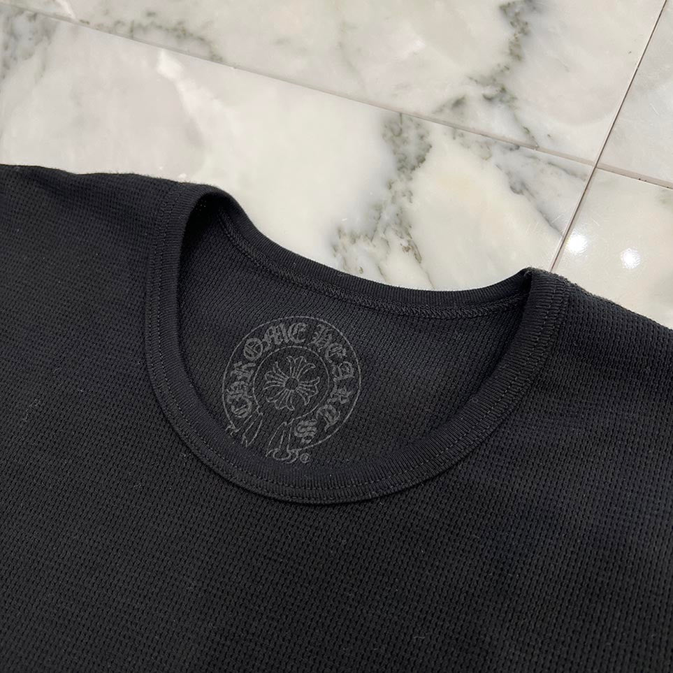 CHROME HEARTS × DEADLY DOLL Horseshoe Thermel Long Sleeve Tee  Size XL クロムハーツ × デッドリードール ホースシュー サーマル ロングスリーブTシャツ サイズXL