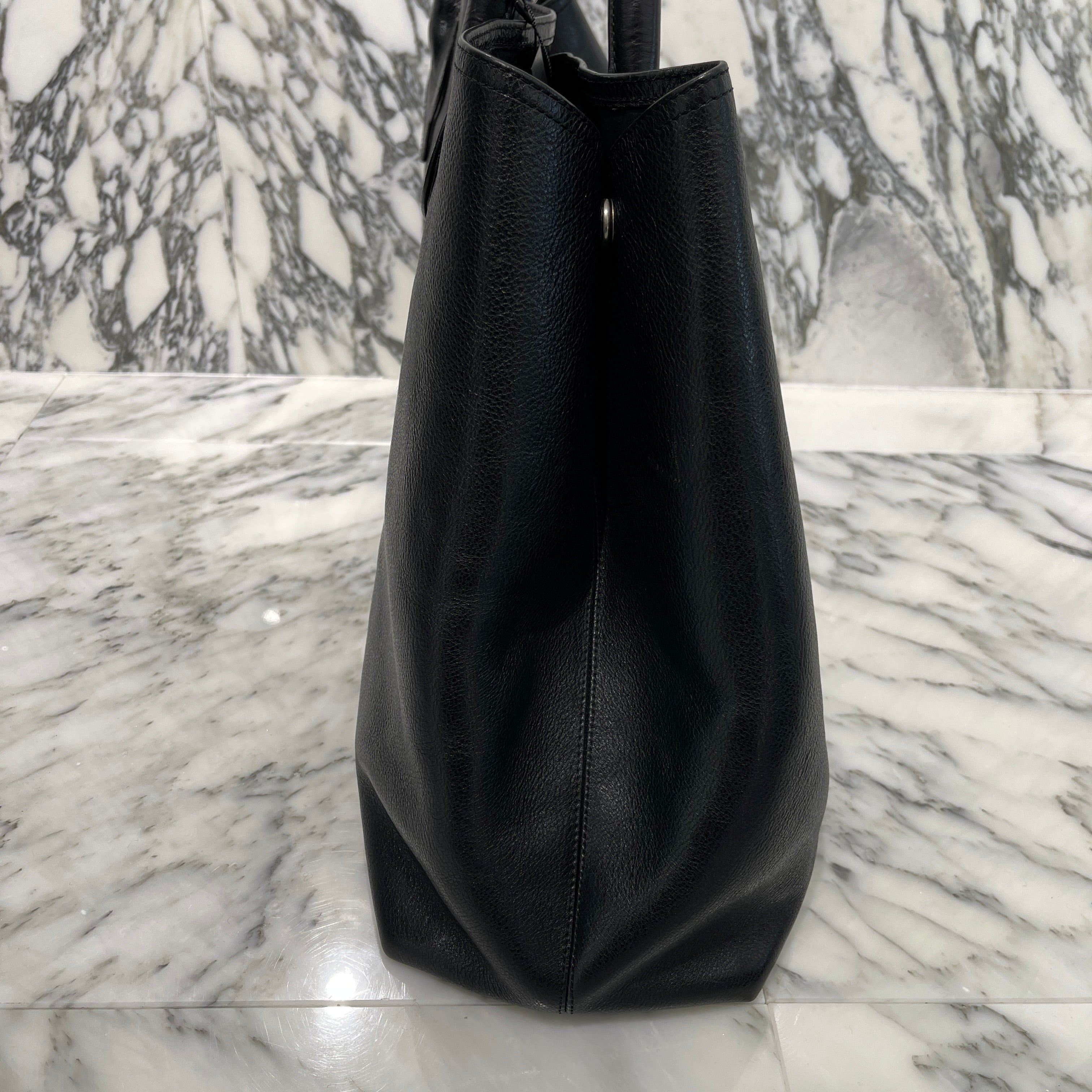 CHROME HEARTS 3 Cemetery Cross Patch FS Leather Tote Bag クロムハーツ 3セメタリークロスパッチ FS レザートートバッグ