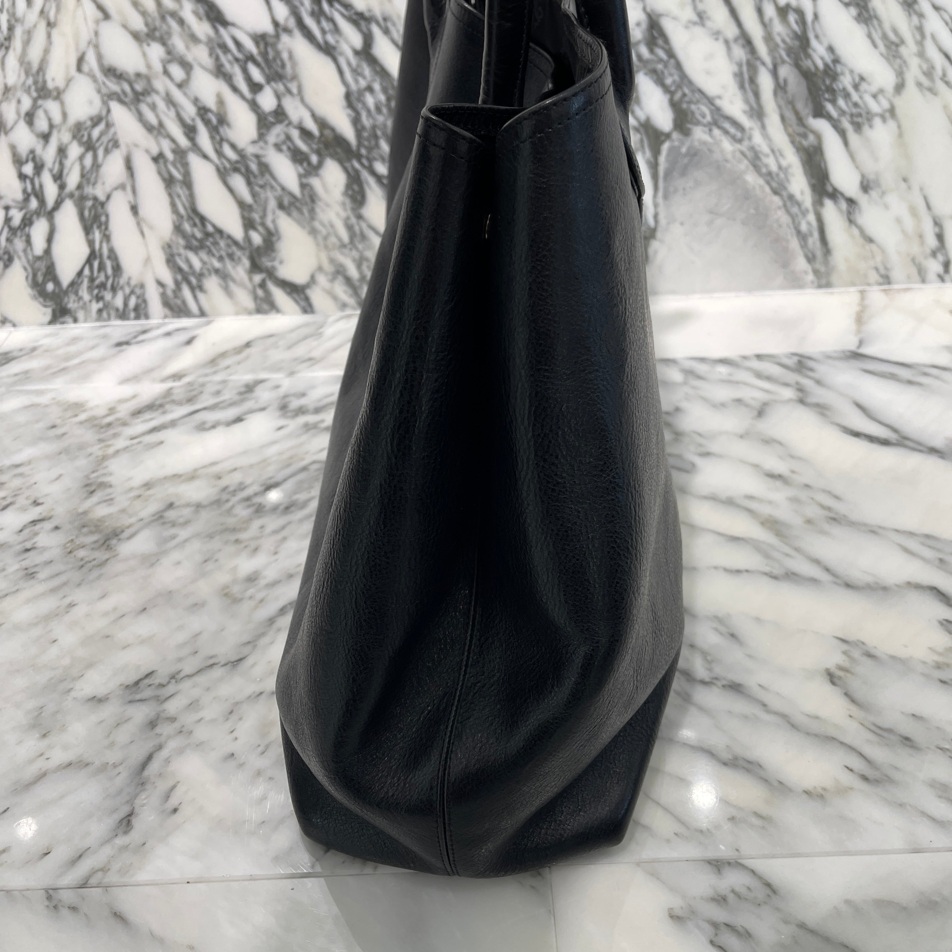 CHROME HEARTS 3 Cemetery Cross Patch FS Leather Tote Bag クロムハーツ 3セメタリークロスパッチ FS レザートートバッグ