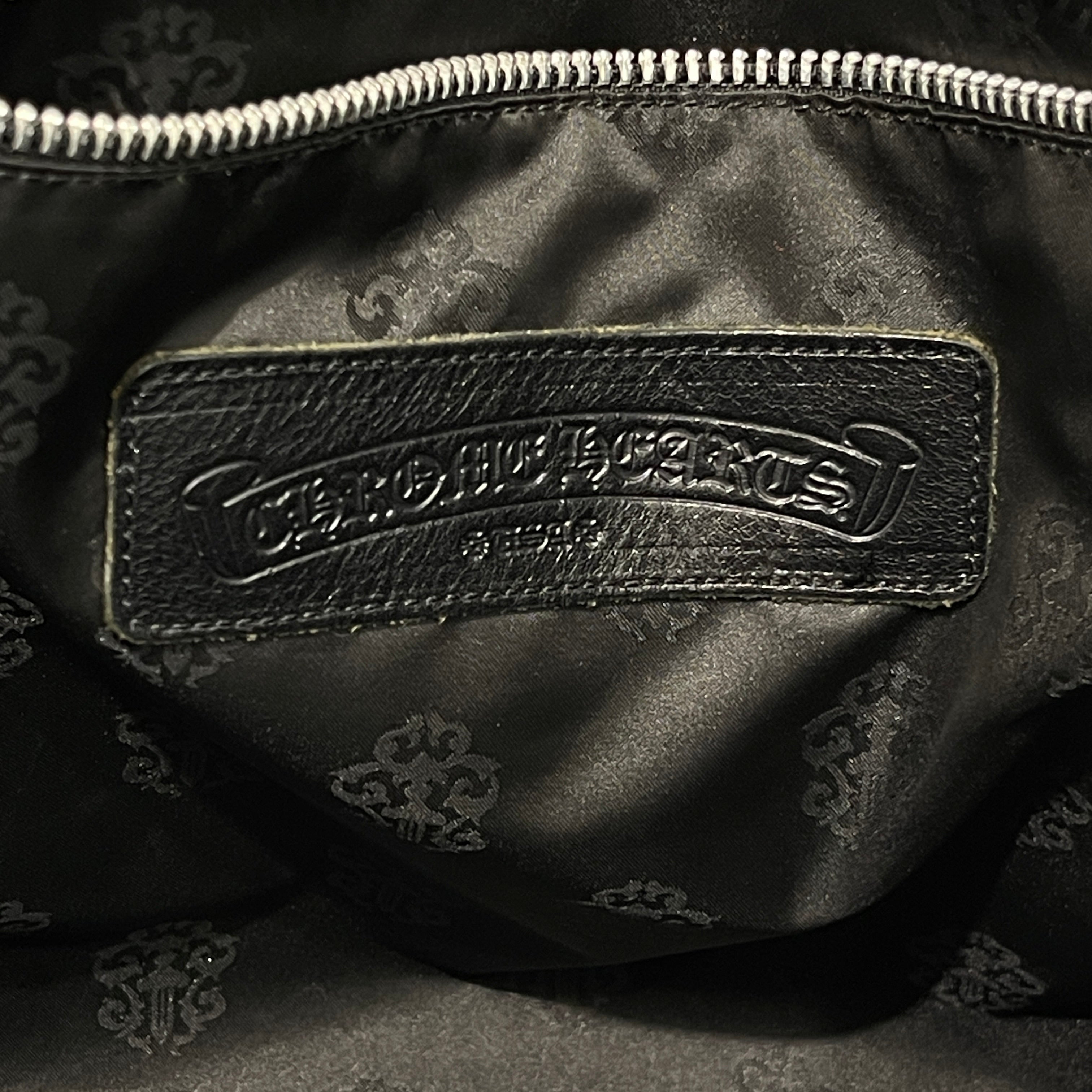 CHROME HEARTS 3 Cemetery Cross Patch FS Leather Tote Bag クロムハーツ 3セメタリークロスパッチ FS レザートートバッグ