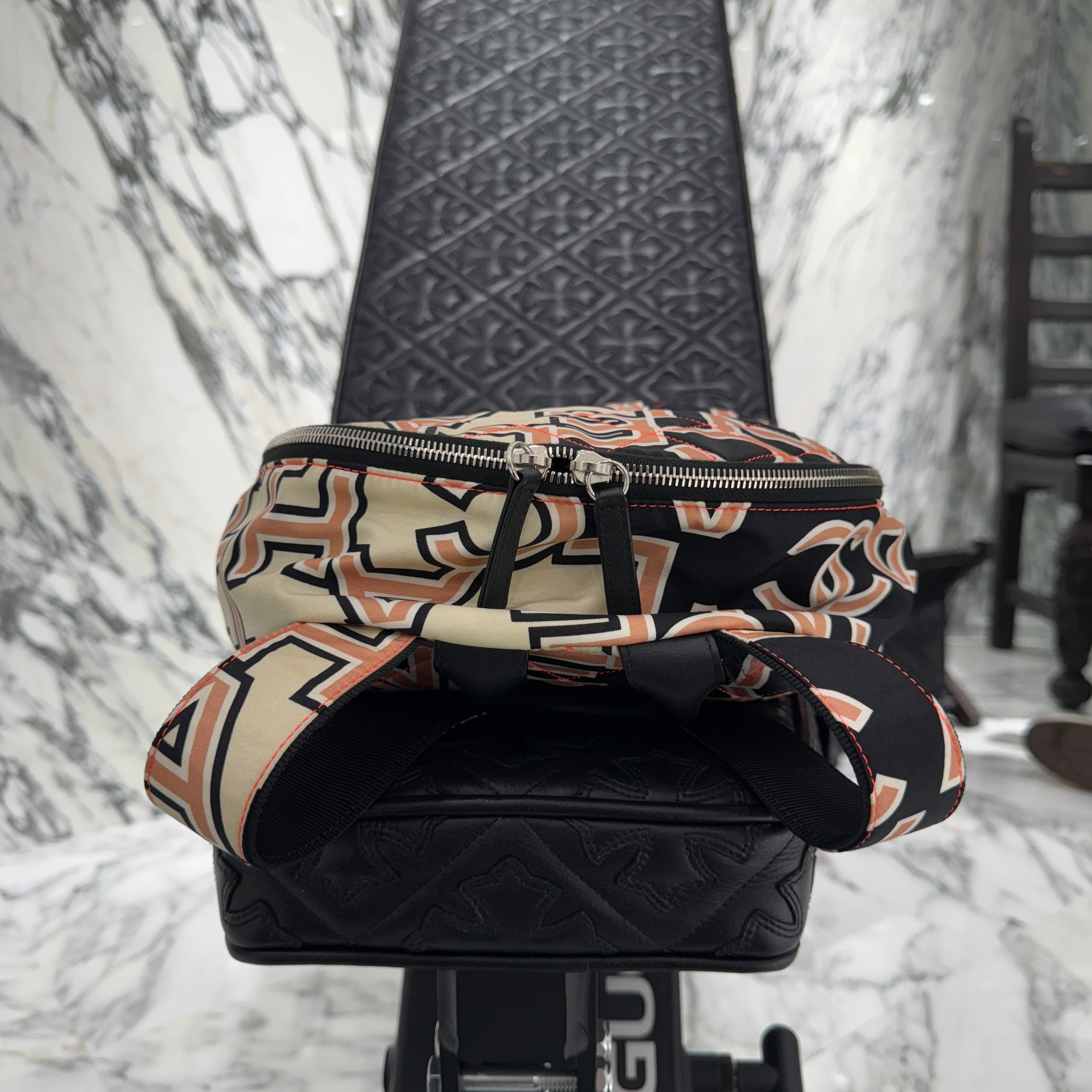 CHANEL MATELASSE Logo Design Pattern NEON Back Pack シャネル マトラッセ ロゴデザイン柄 ネオン バックパック