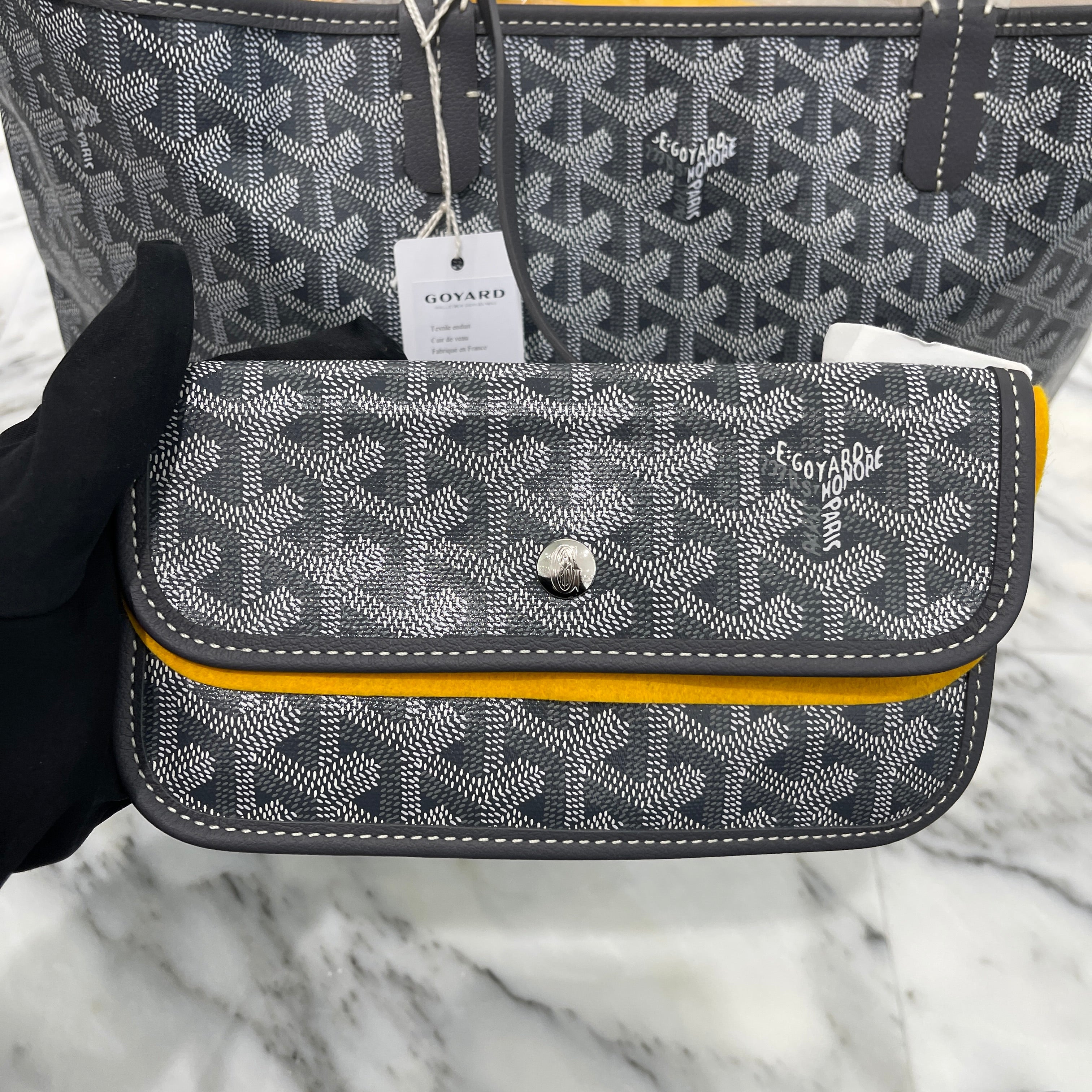GOYARD Saint Louis PM Tote Bag "GREY" STLOUIPMLTY07CL07P ゴヤール サン・ルイ PM トートバッグ グレー