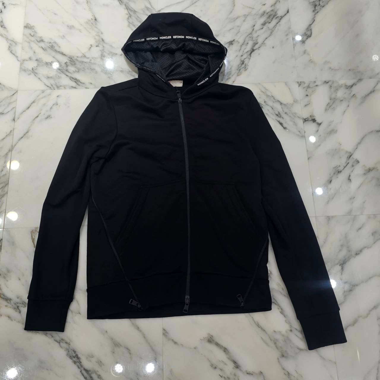 MONCLER Maglia Cardigan Zip Up Hoodie G10918G7A800 809KR Size S モンクレール マグリア・カーディガン ジップアップフーディ サイズS