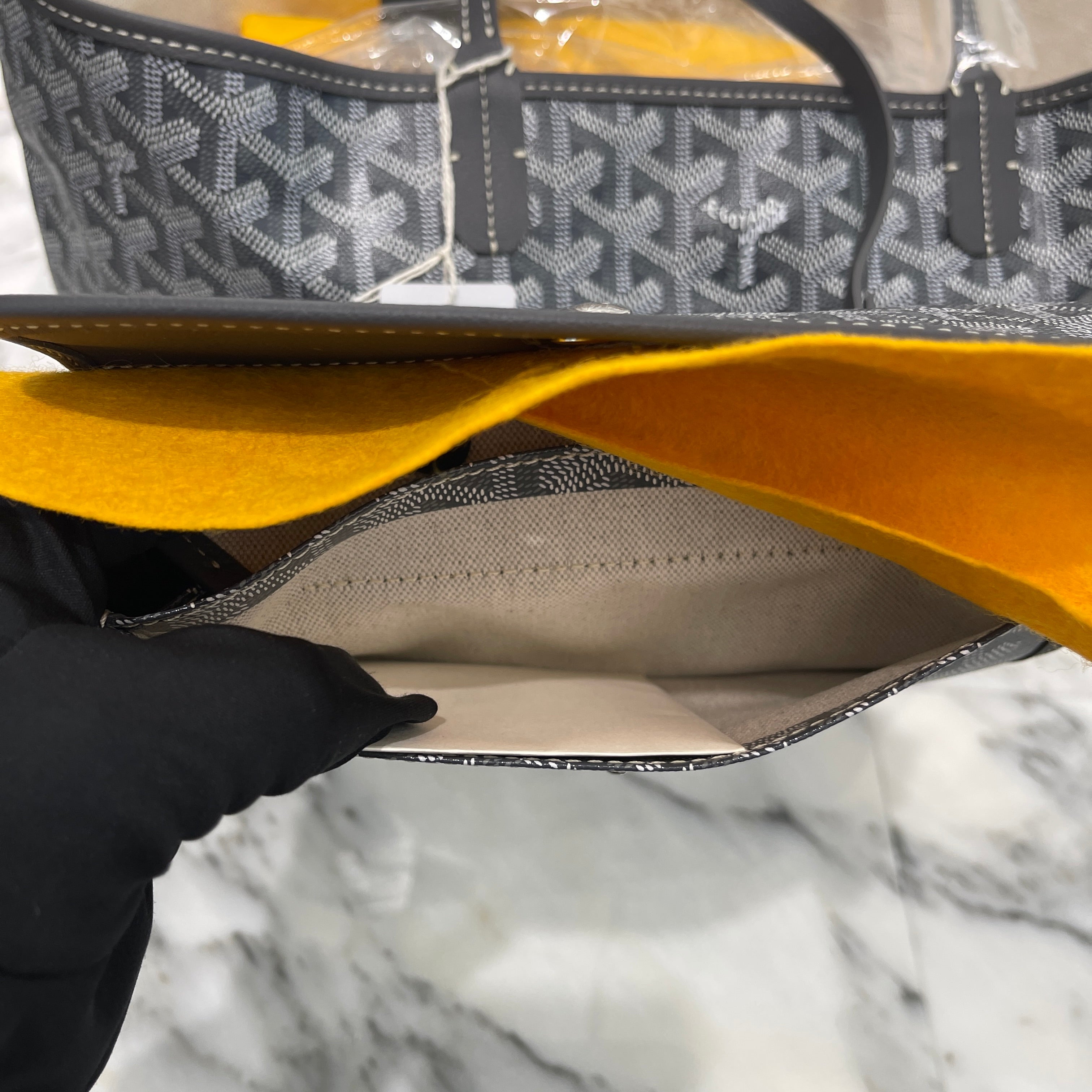 GOYARD Saint Louis PM Tote Bag "GREY" STLOUIPMLTY07CL07P ゴヤール サン・ルイ PM トートバッグ グレー