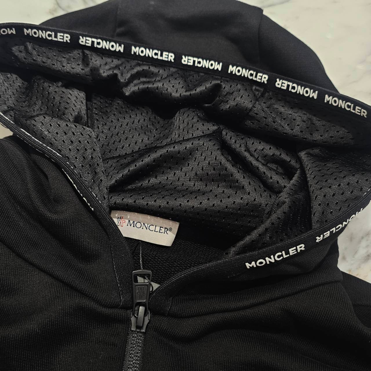 MONCLER Maglia Cardigan Zip Up Hoodie G10918G7A800 809KR Size S モンクレール マグリア・カーディガン ジップアップフーディ サイズS