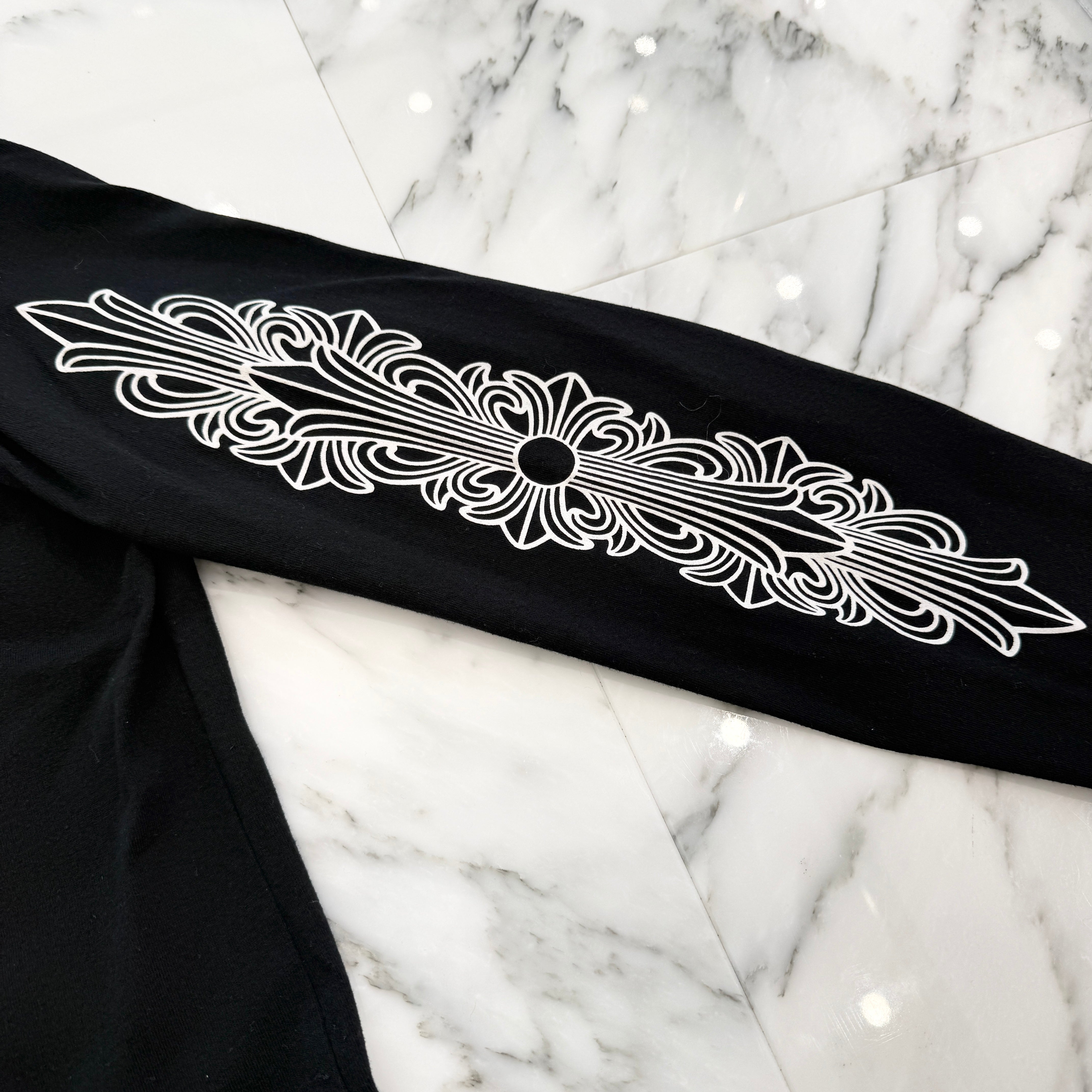 CHROME HEARTS×MATTY BOY Flower Chomper Long Sleeve Tee Size L クロムハーツ ×マッティボーイ フラワー チョンパー ロングスリーブTシャツ サイズL