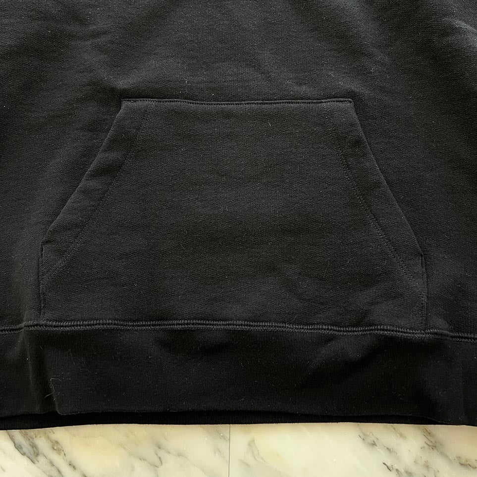 CHROME HEARTS Y NOT Triple Cross Leather Patch Half Zip Sweat Shirt Size S クロムハーツ ワイノット トリプルクロス レザーパッチ ハーフジップ スウェットシャツ サイズS