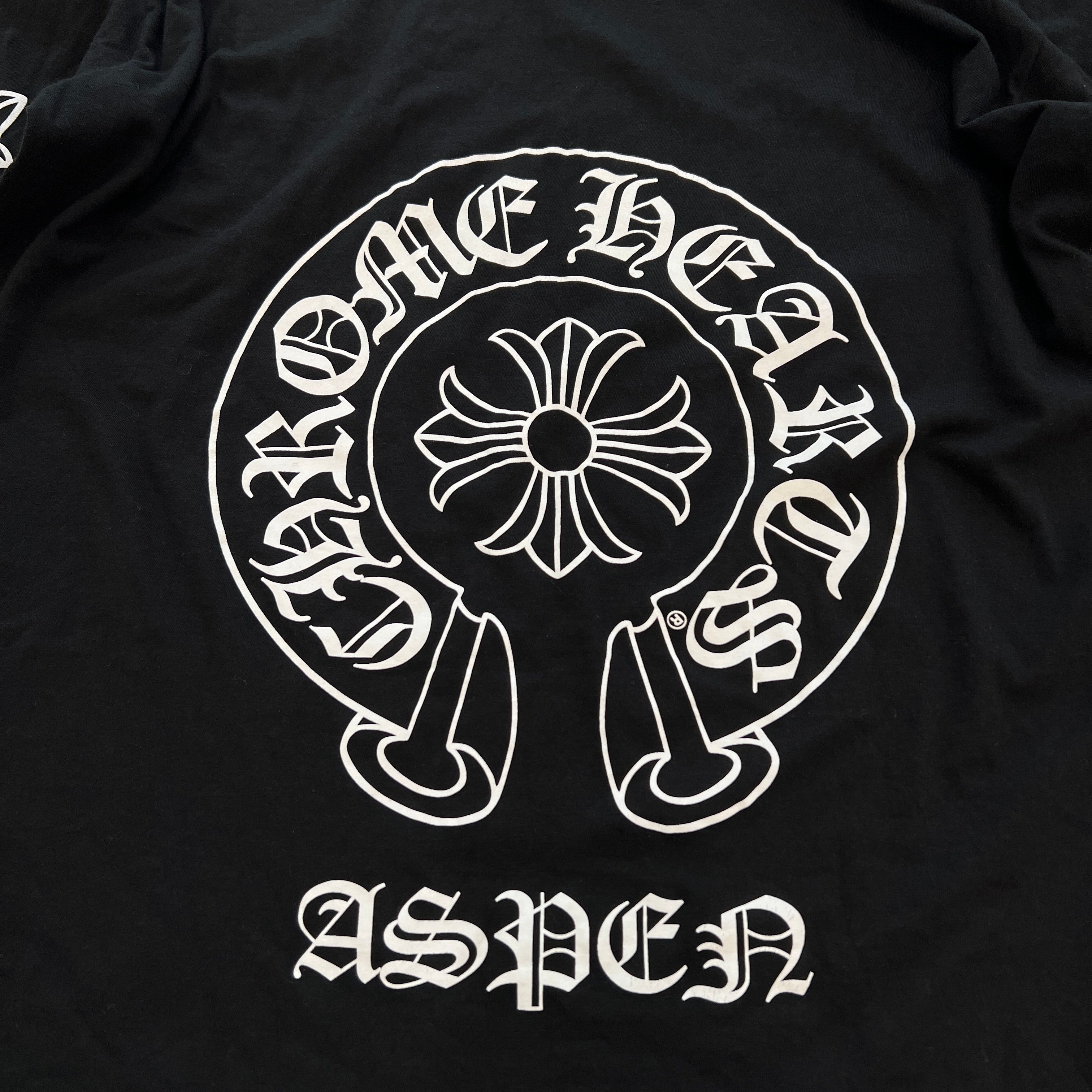 CHROME HEARTS ASPEN Limited Horseshoe Long Sleeve Tee Size XL クロムハーツ アスペン限定 ホースシュー ロングスリーブTシャツ サイズXL
