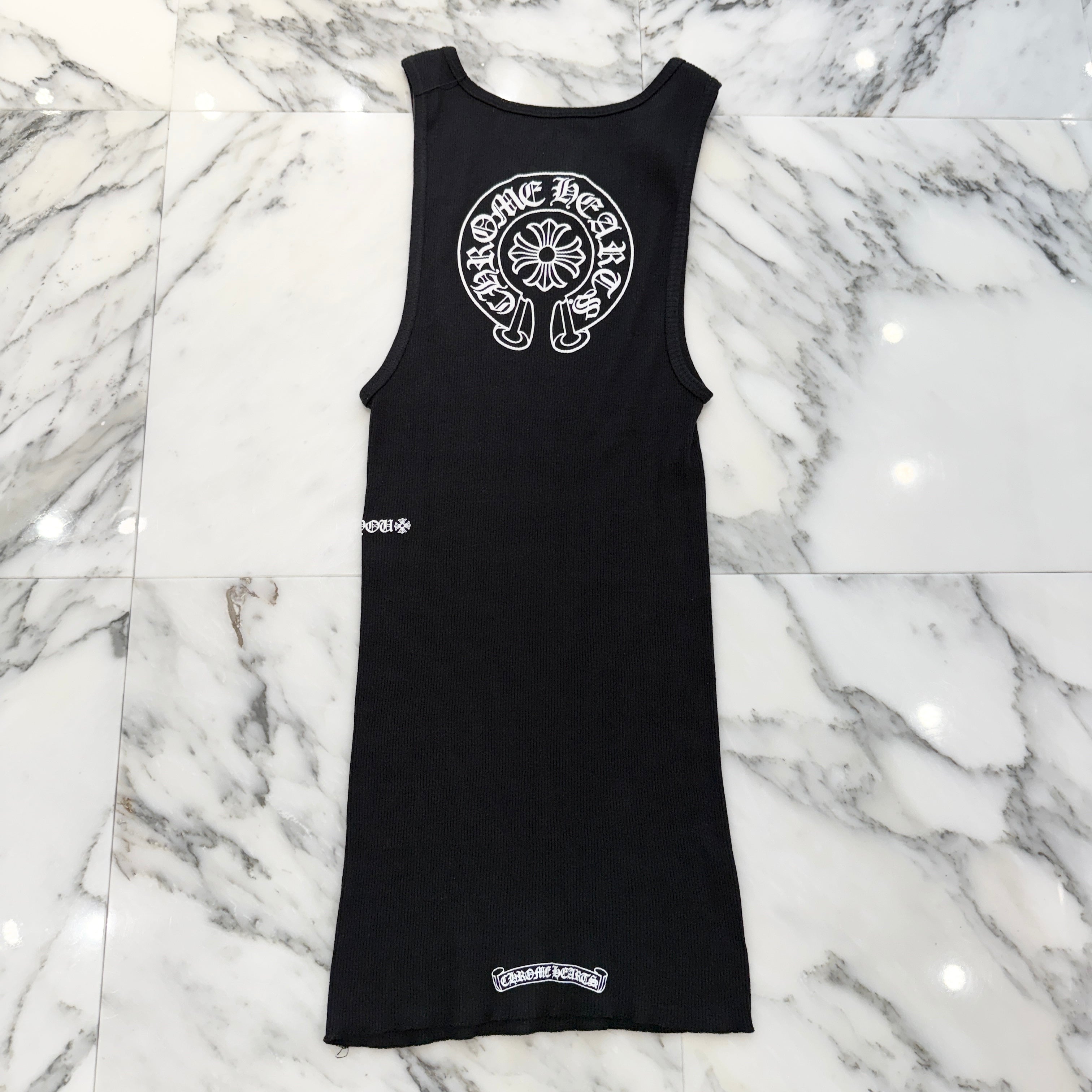 CHROME HEARTS Back Horseshoe Tank Top Size M クロムハーツ