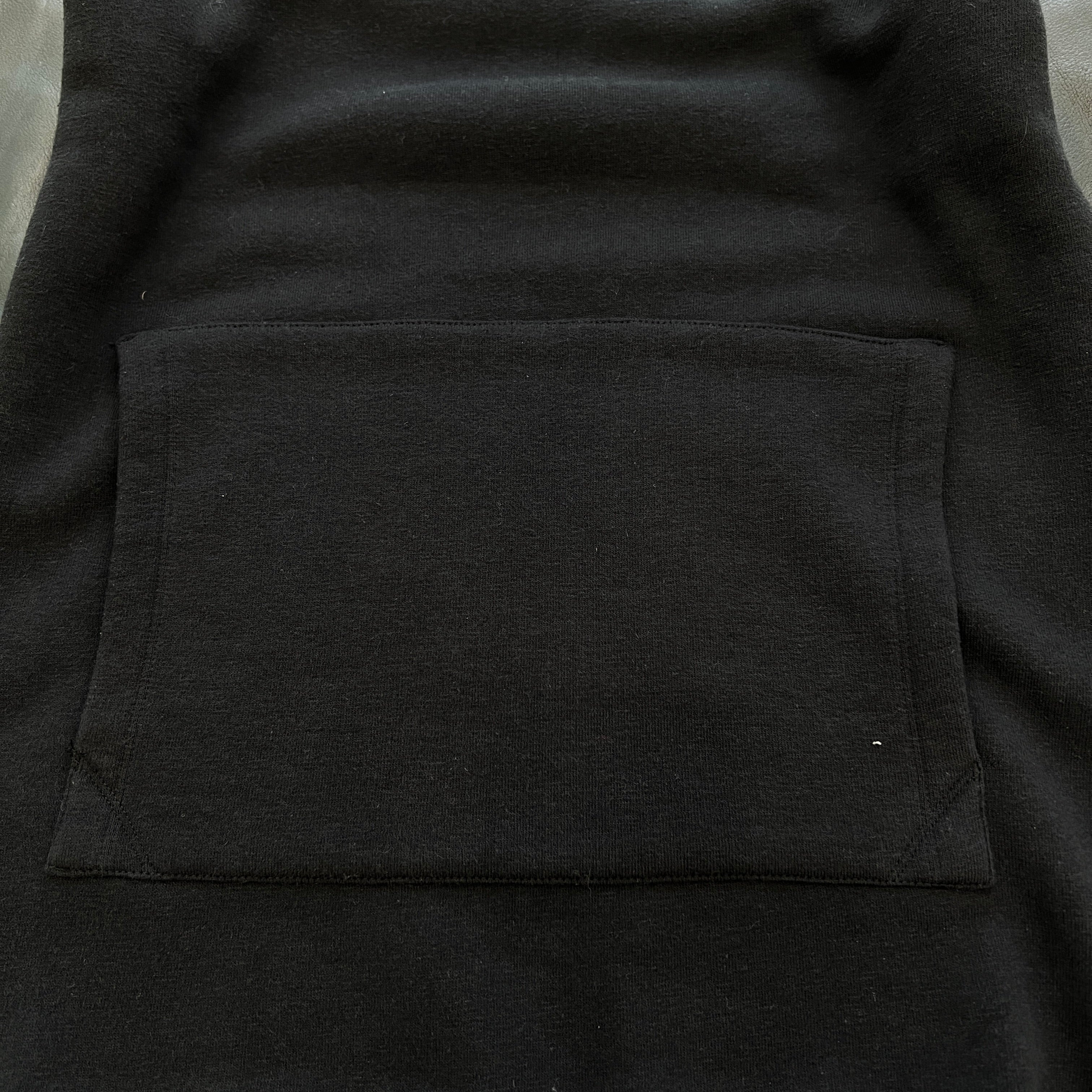 CHROME HEARTS Y NOT Leather Cross Patch Arm Leather Switching Pullover Hoodie Size M クロムハーツ ワイノット レザークロスパッチ アームレザー切替 プルオーバーフーディー サイズM