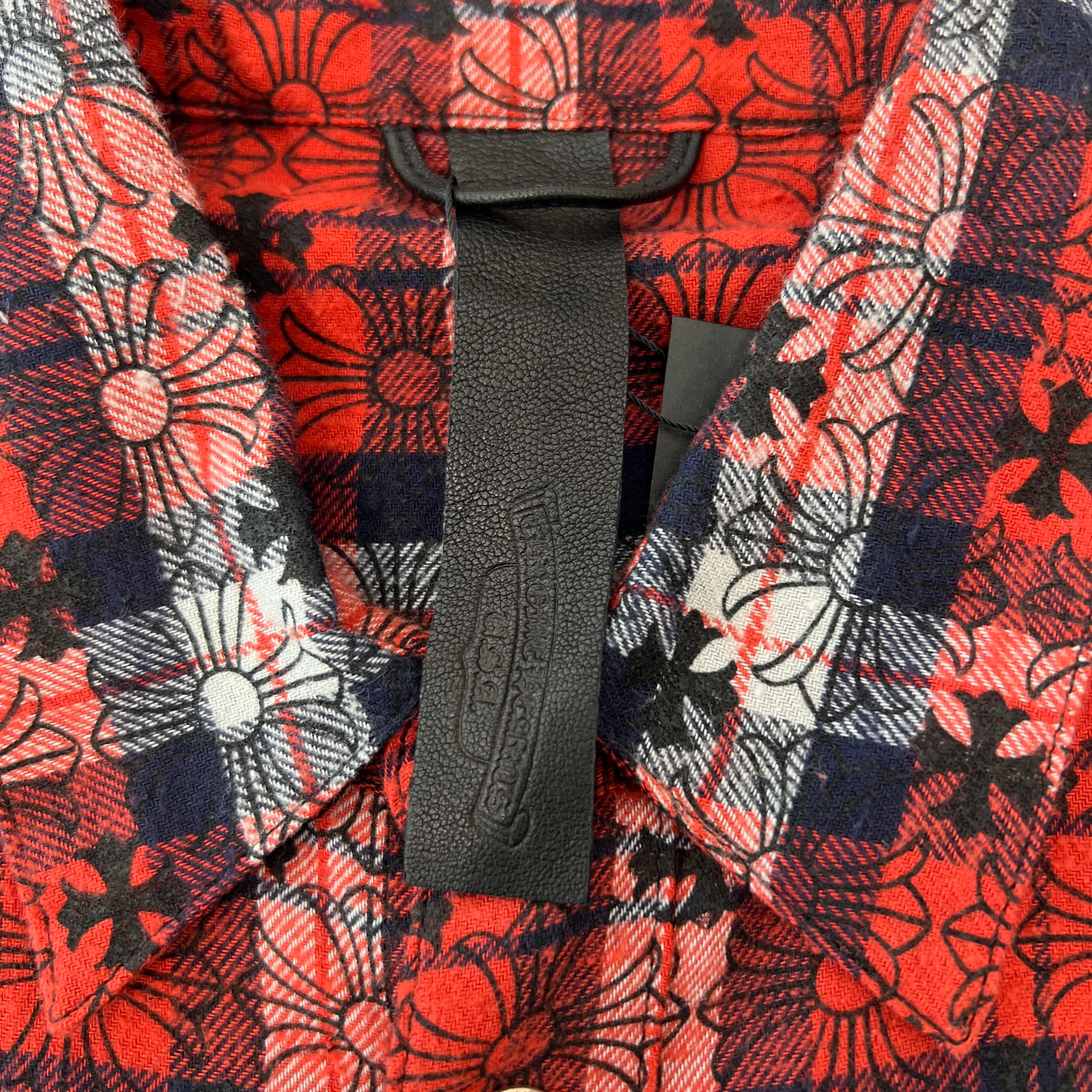 CHROME HEARTS Loose Ends Check Shirt Size M クロムハーツ ルーズエンド チェックシャツ サイズM