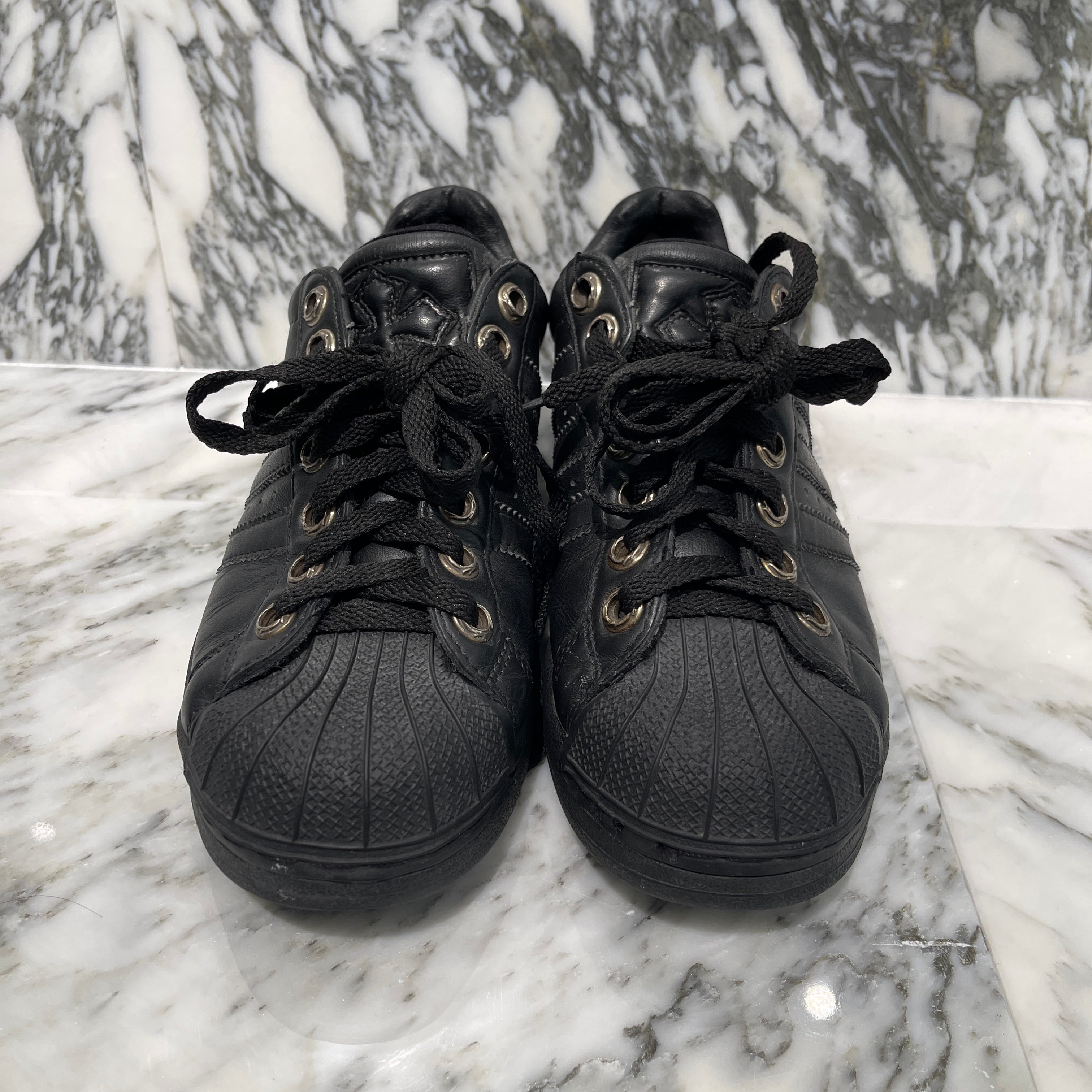 CHROME HEARTS × adidas ULTRASTAR Custom Leather Sneakers Size US8(26.0cm) クロムハーツ×アディダス ウルトラスター カスタム レザースニーカー サイズ US8(26.0cm)