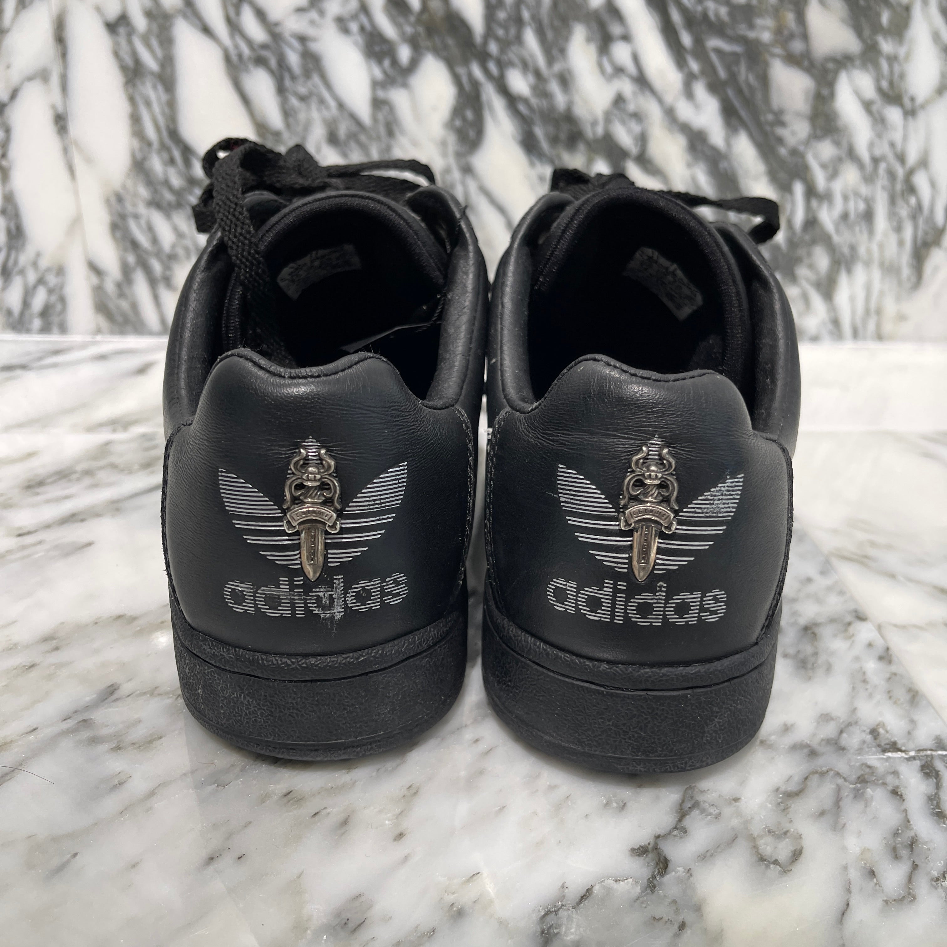 CHROME HEARTS × adidas ULTRASTAR Custom Leather Sneakers Size US8(26.0cm) クロムハーツ×アディダス ウルトラスター カスタム レザースニーカー サイズ US8(26.0cm)