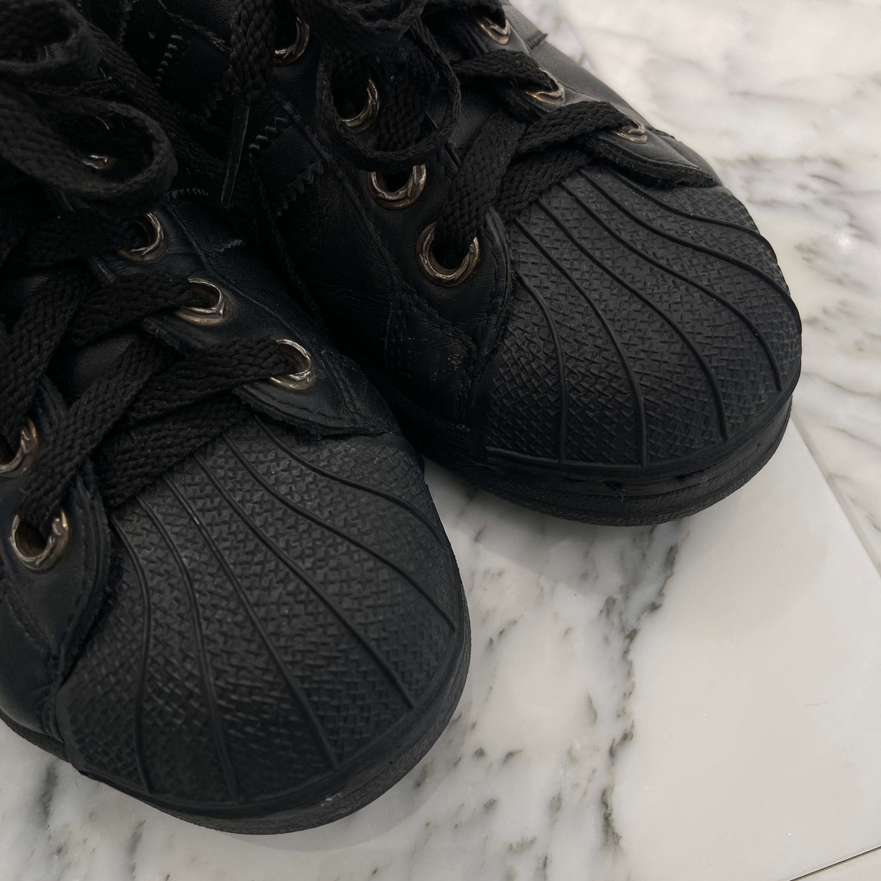 CHROME HEARTS × adidas ULTRASTAR Custom Leather Sneakers Size US8(26.0cm) クロムハーツ×アディダス ウルトラスター カスタム レザースニーカー サイズ US8(26.0cm)