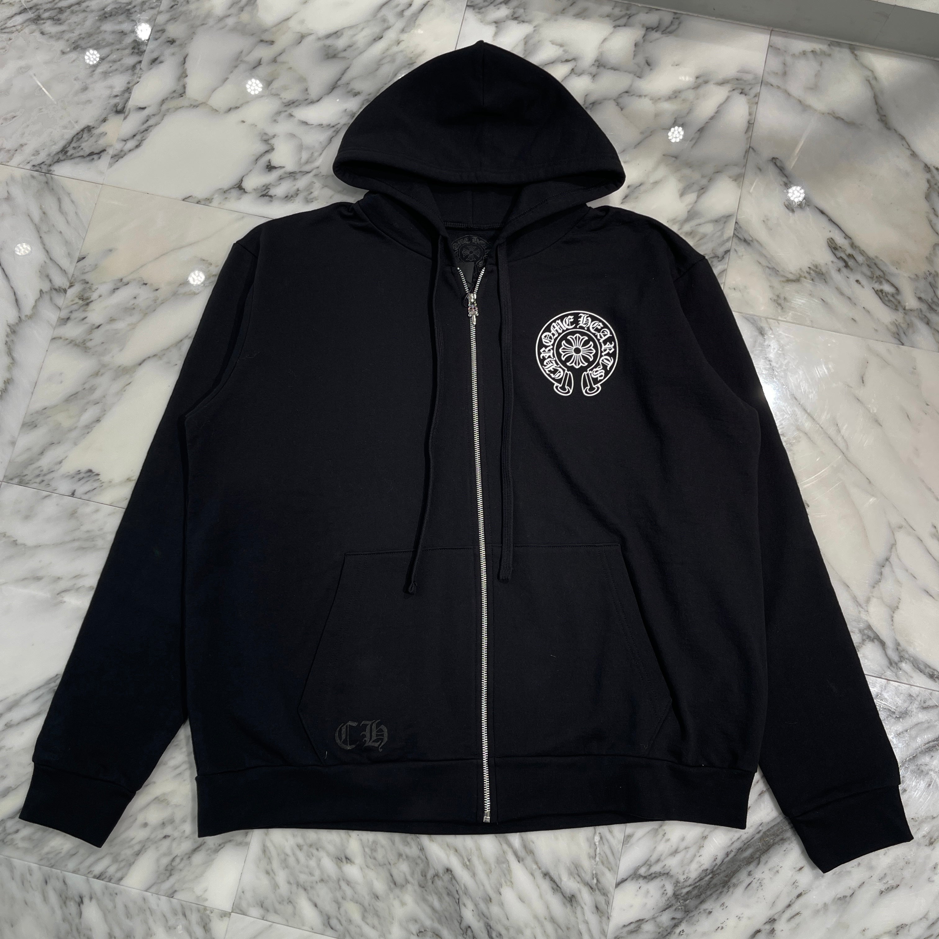 CHROME HEARTS TOKYO Limited Horseshoe Zip Up Hoodie Size L クロムハーツ 東京限定 ホースシュー ジップアップフーディー サイズL