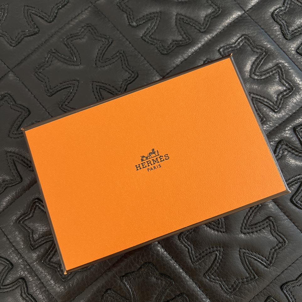 HERMES Calvi Duo Card Case "Vale Mangrove" K刻印 エルメス カルヴィデュオ カードケース "ヴェールマングローブ" K刻印