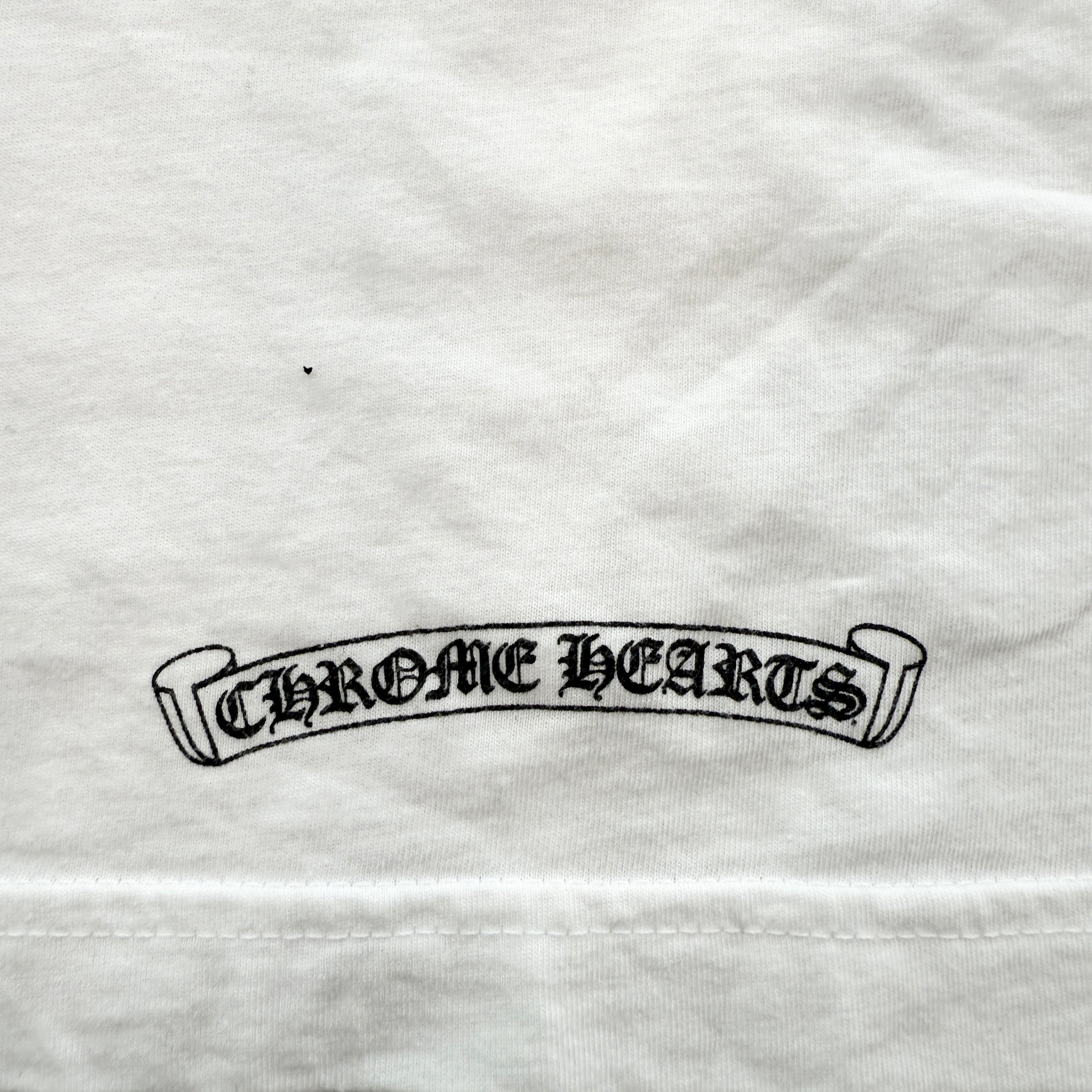 CHROME HEARTS Dagger Eye Chart Long Sleeve Tee Size XXL クロムハーツ ダガー アイチャート ロングスリーブ Tシャツ サイズXXL