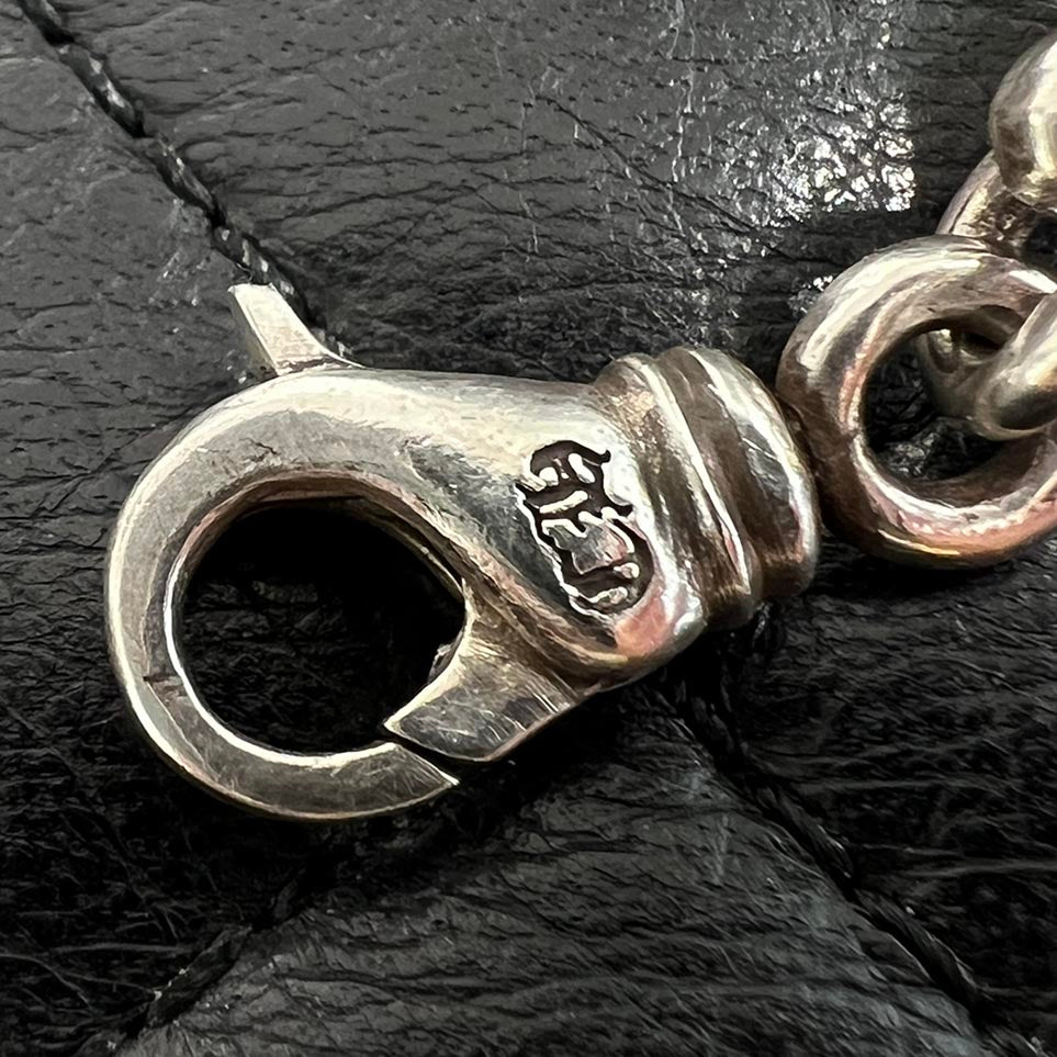 CHROME HEARTS DICE Cross Ball Silver Bracelet Size 9 LINK クロムハーツ ダイス クロスボール シルバー ブレスレット サイズ9リンク