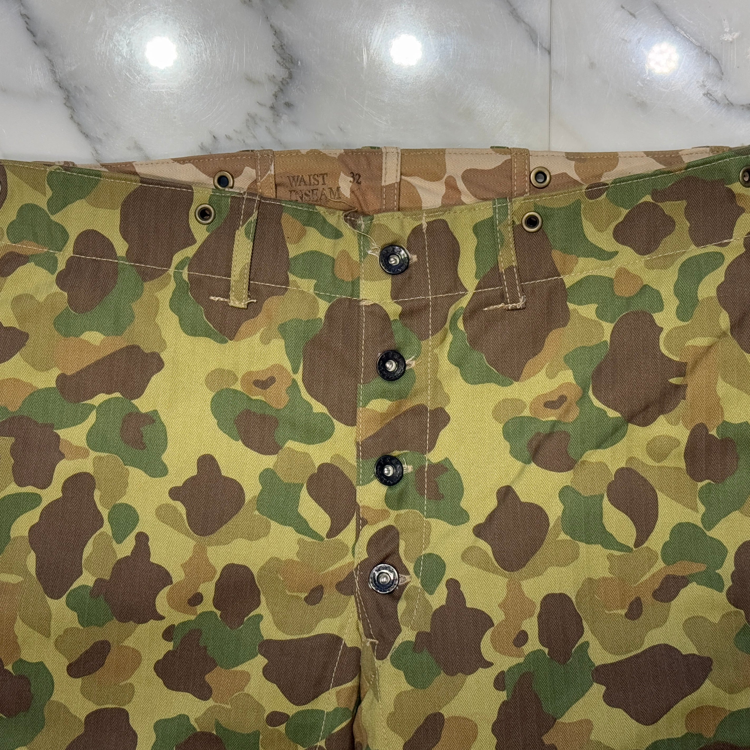 THE REAL MCCOY'S 2019SS P1944 CAMOUFLAGE TROUSERS Size 32 MP19002 ザリアルマッコイズ カモフラージュトラウザー パンツ サイズ32