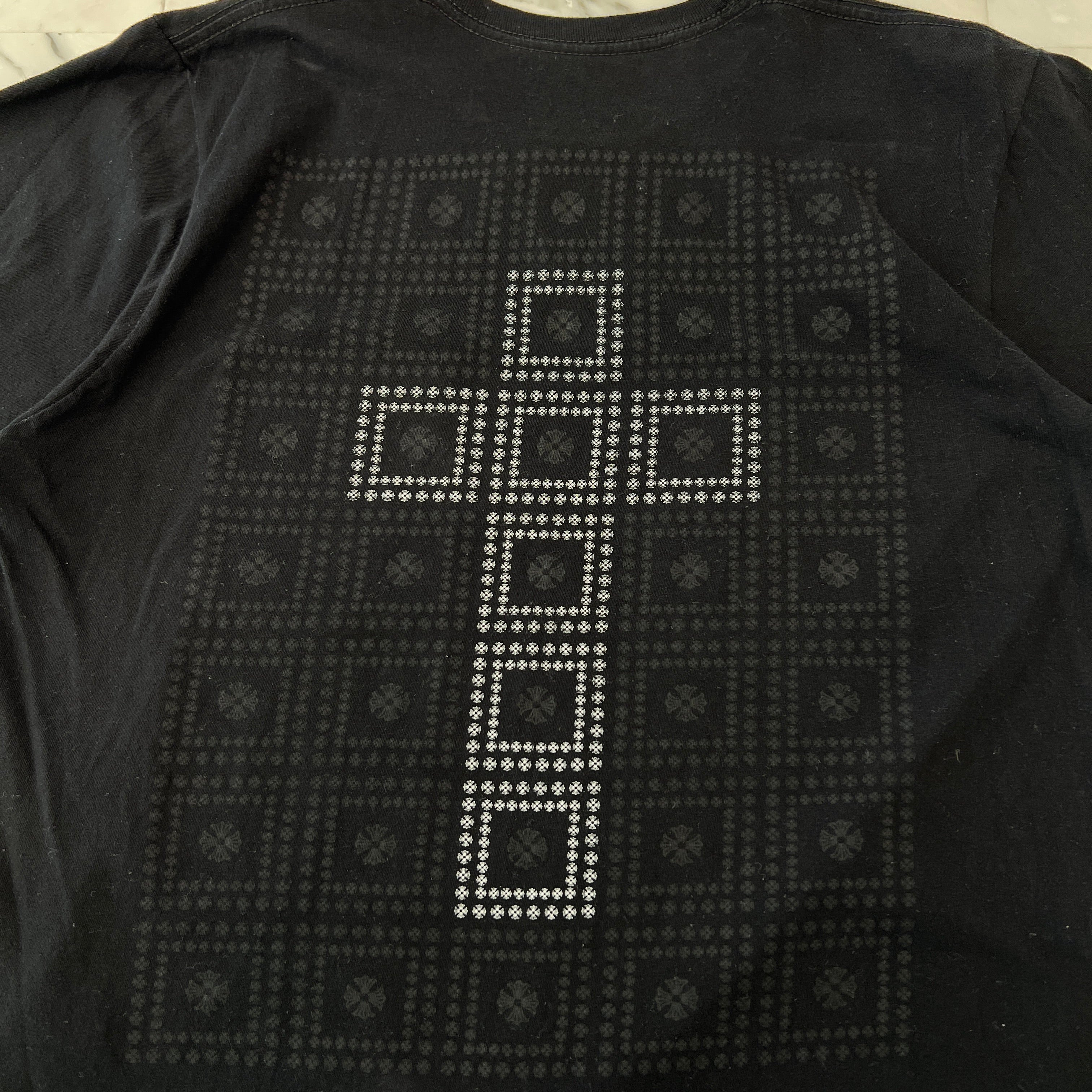 CHROME HEARTS CH Plus Block Cross Tee Size M クロムハーツ CHプラス ブロッククロスTシャツ サイズM