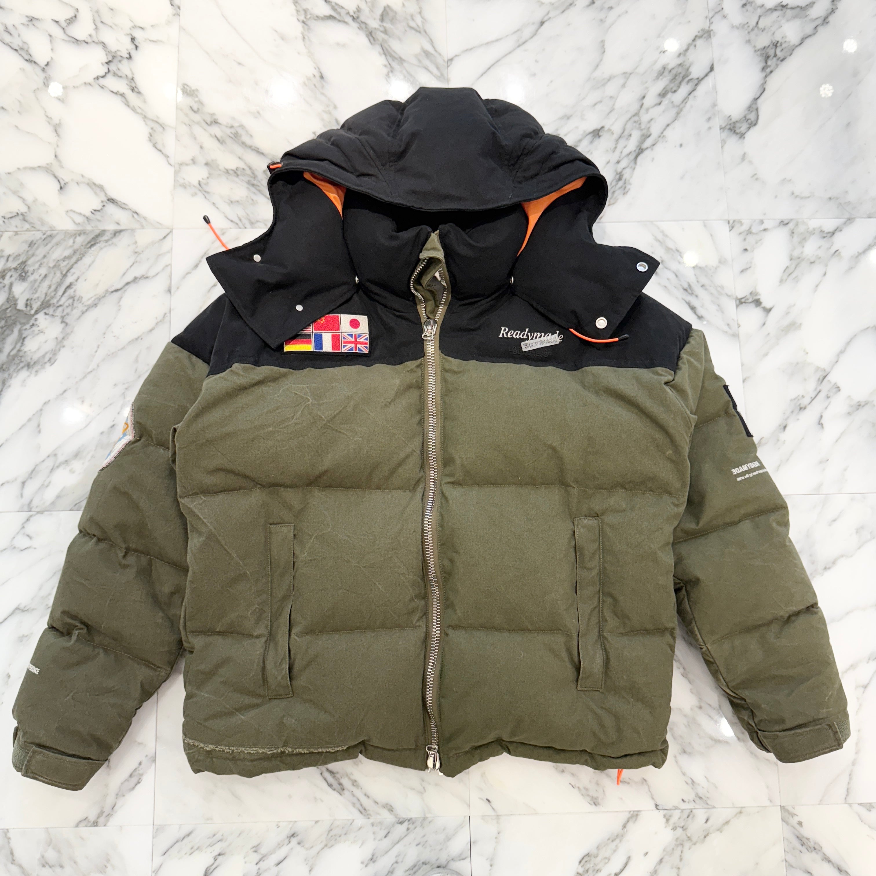 READYMADE 2TONE Down Jacket RE-CO-KH-00-00-39 Size 2 レディメイド 2トーン ダウンジャケット サイズ2