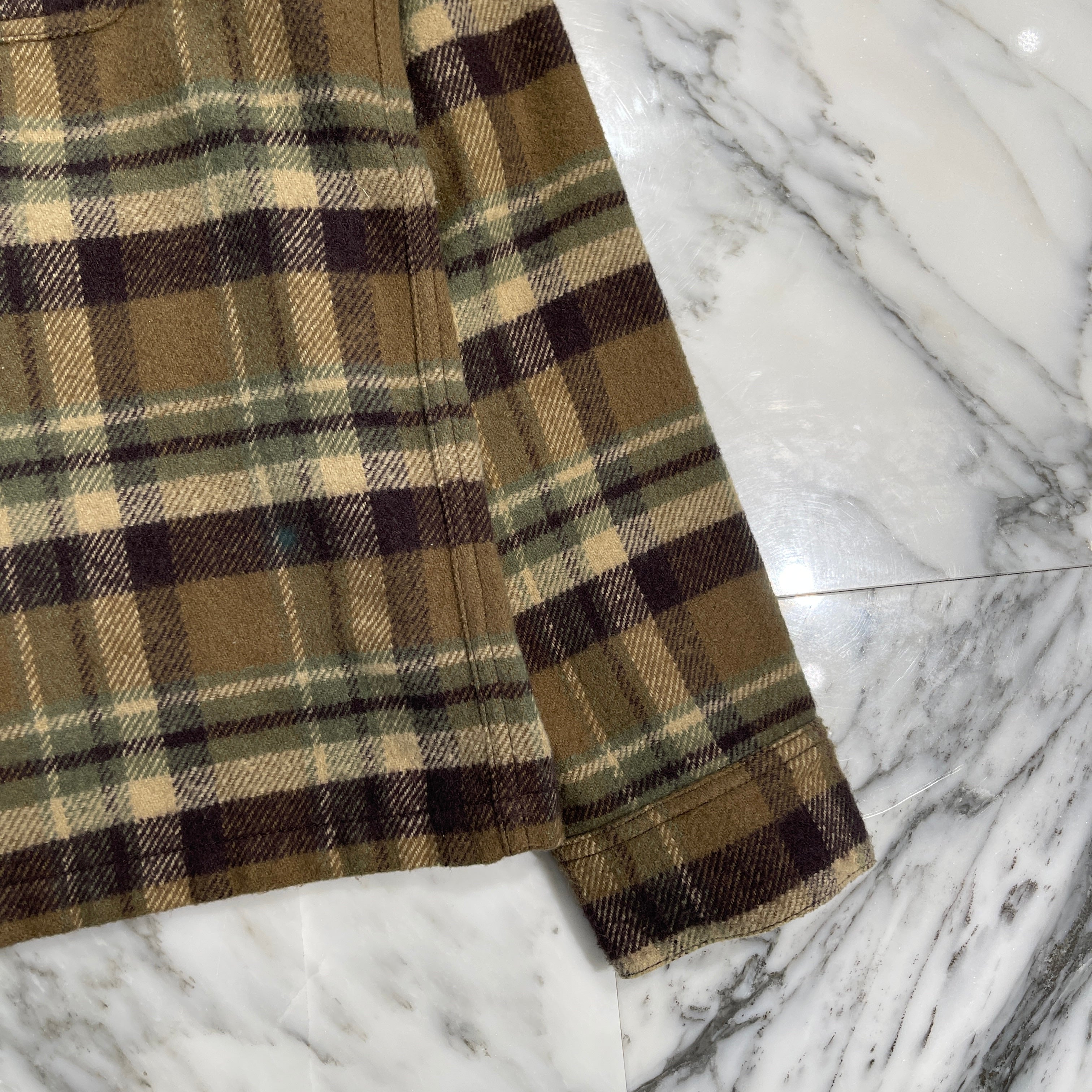 CHROME HEARTS Y NOT WORK DOG Flannel Check Shirt Jacket Size L クロムハーツ ワイノット ワークドッグ フランネル チェック シャツジャケット サイズL