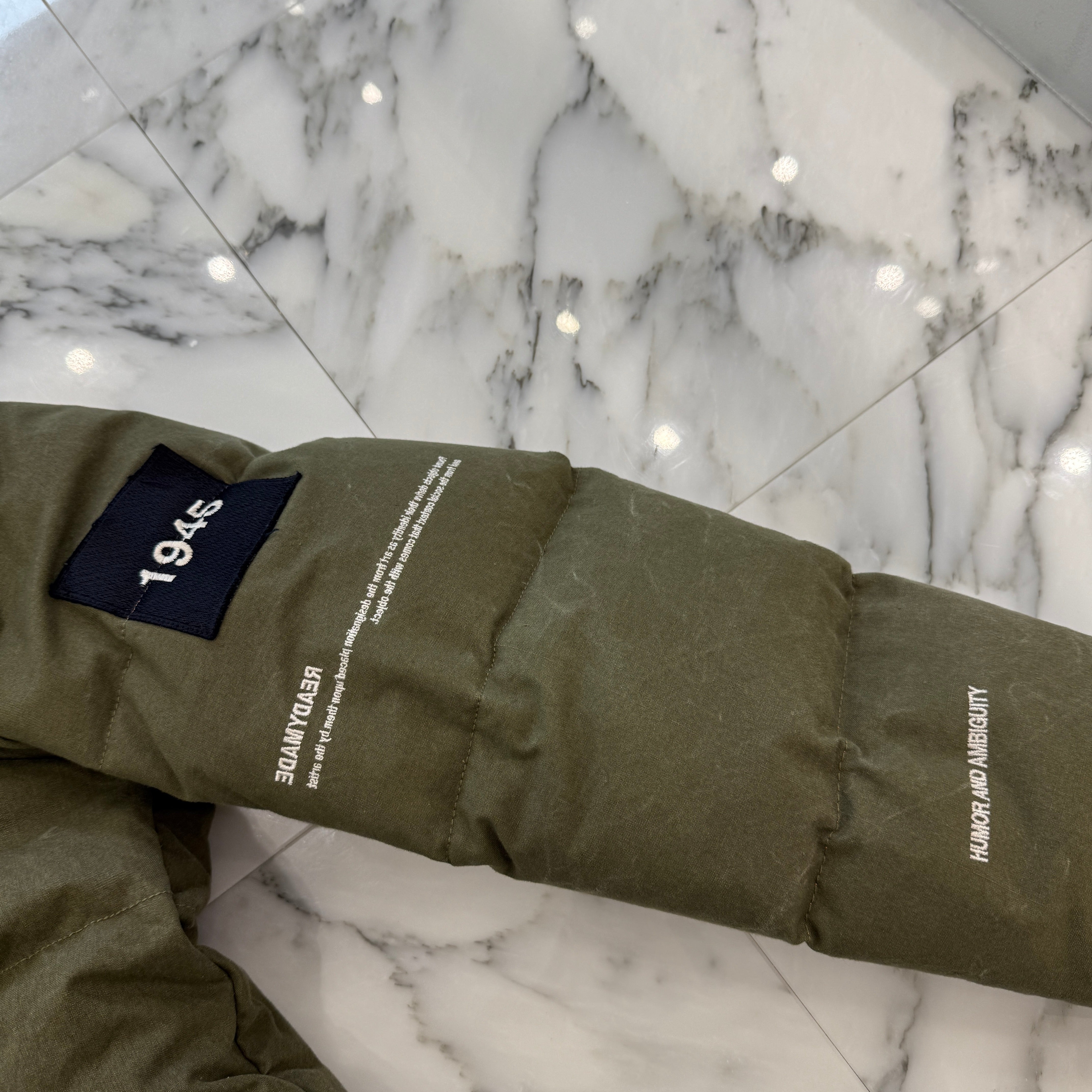 READYMADE 2TONE Down Jacket RE-CO-KH-00-00-39 Size 2 レディメイド