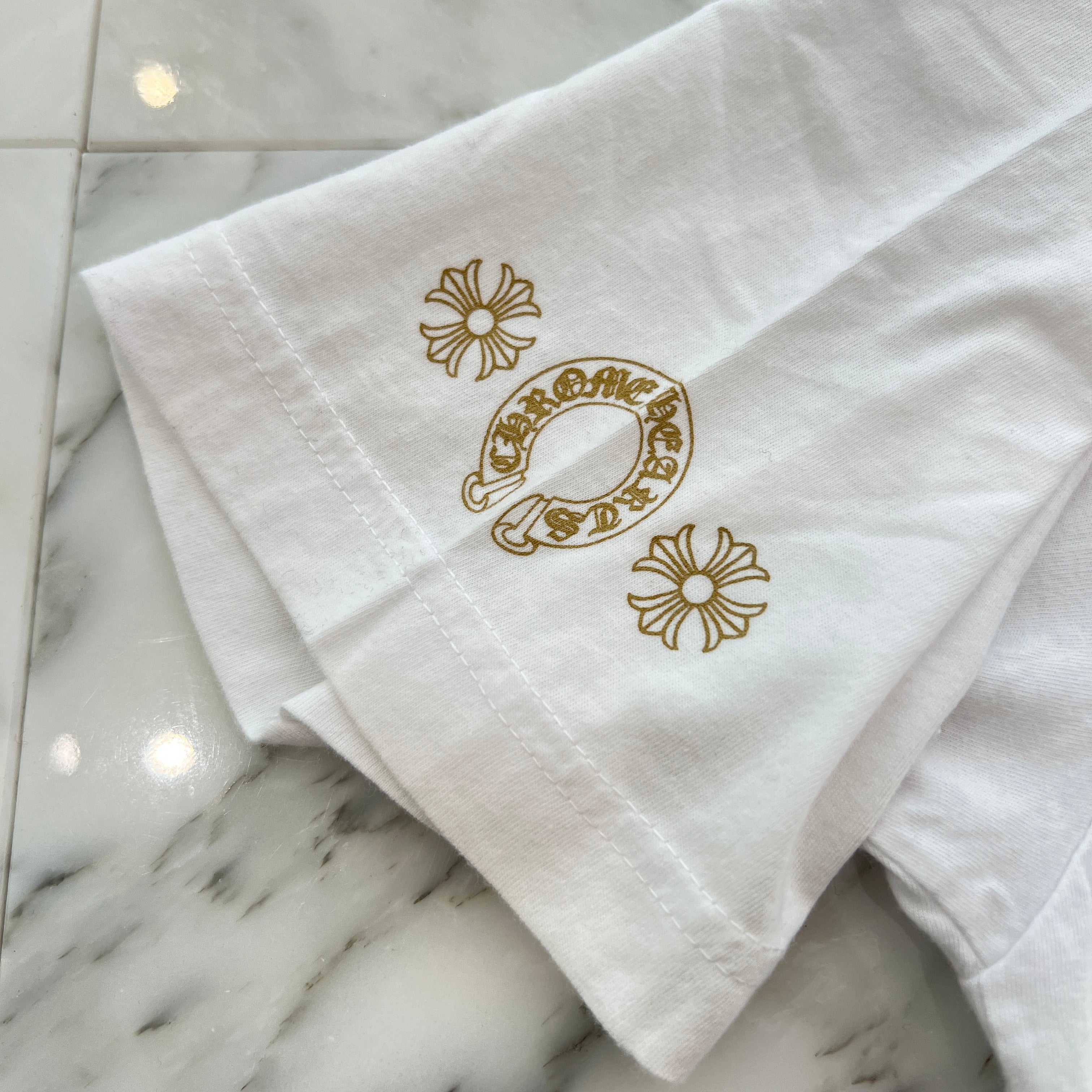 CHROME HEARTS Camo Horseshoe Print Tee Size L クロムハーツ カモ ホースシュープリント Tシャツ サイズL