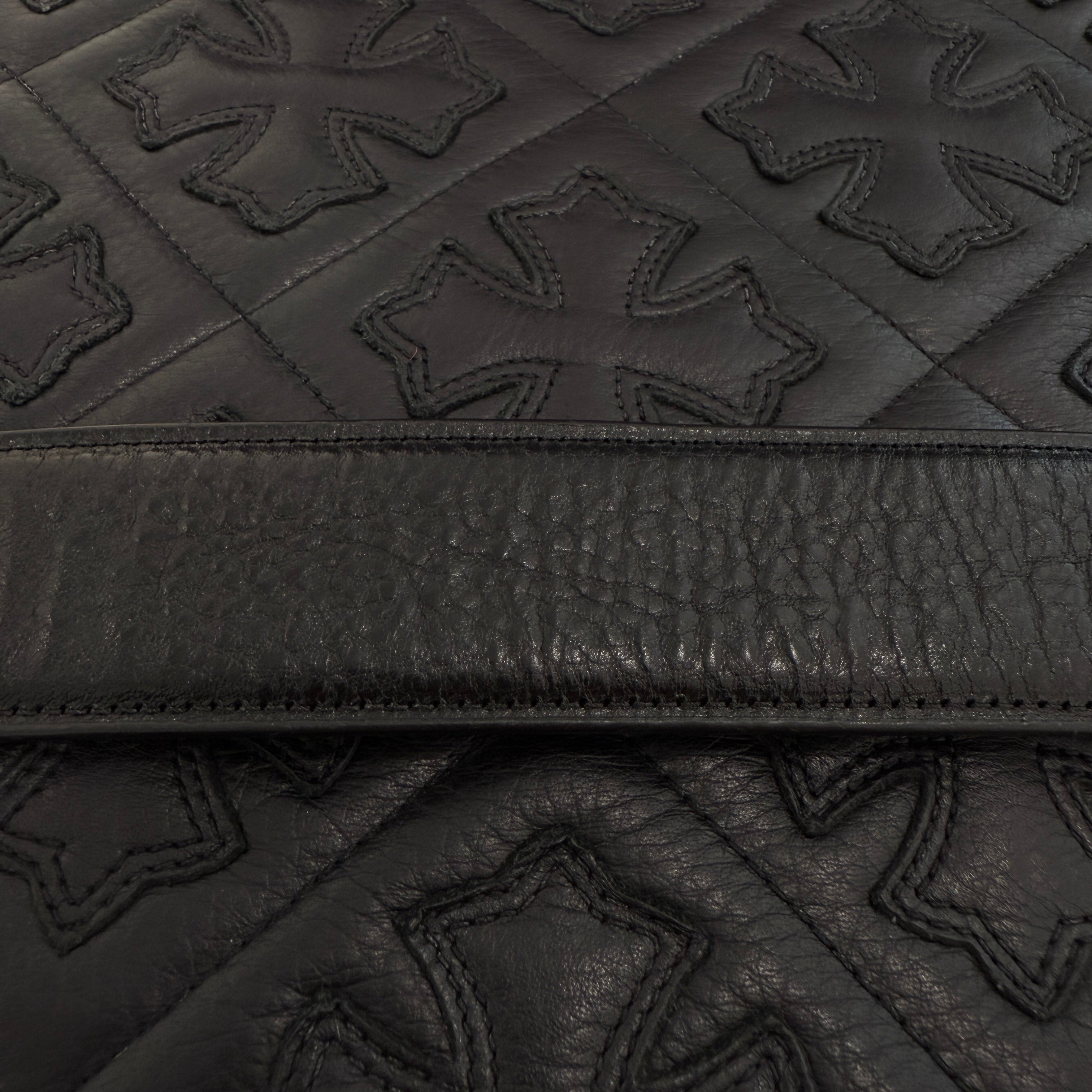 CHROME HEARTS Bronze Gunslinger Leather Belt Size 34 クロムハーツ ブロンズ ガンスリンガー レザーベルト サイズ34