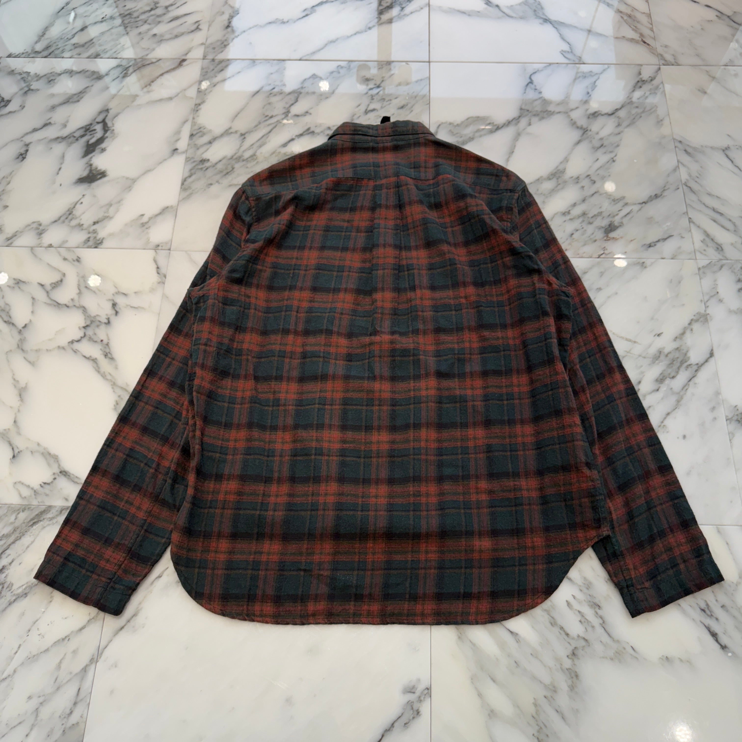 CHROME HEARTS Y NOT HEYWOOD Zip Up Check Shirt Size L クロムハーツ ワイノット ヘイウッド ジップアップ チェックシャツ サイズL