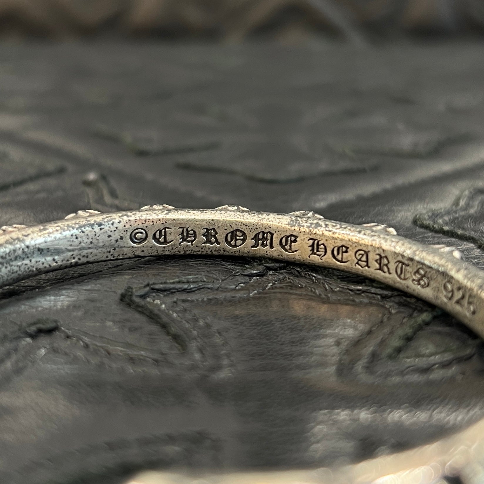 CHROME HEARTS CH Plus Cross Bangle クロムハーツ CHプラスクロス バングル シルバー925