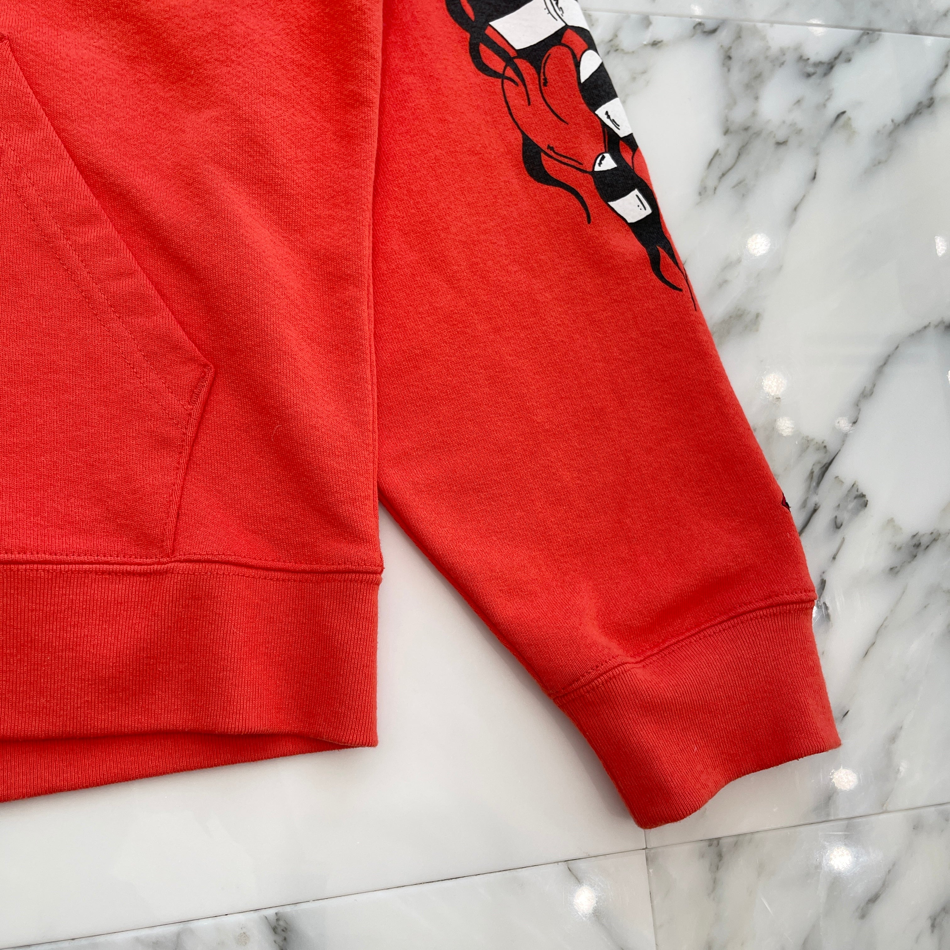 CHROME HEARTS × MATTY BOY 2023SS Sadistic Lipstick Pullover Hoodie Size L クロムハーツ × マッティボーイ サディスティック リップスティック プルオーバー サイズL