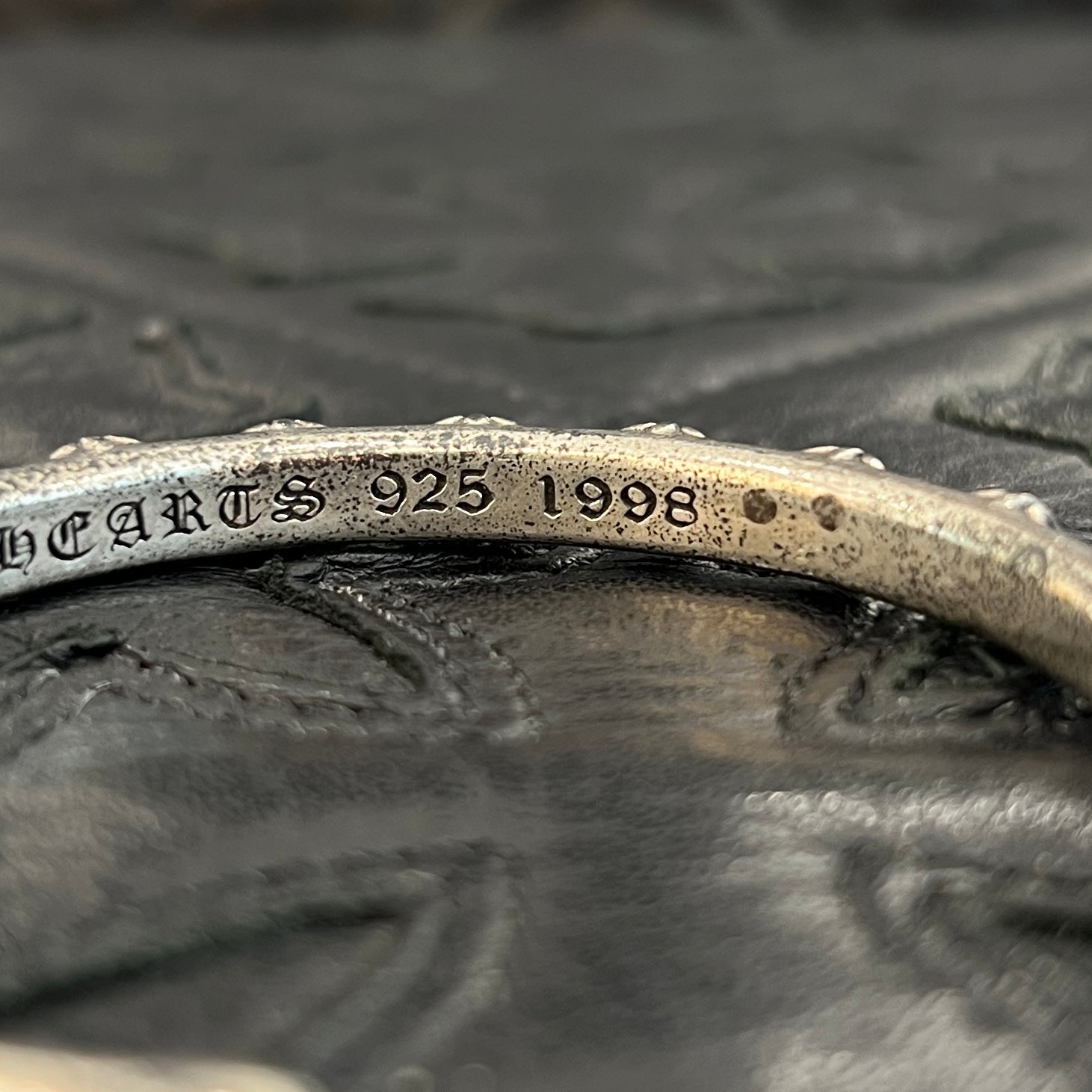 CHROME HEARTS CH Plus Cross Bangle クロムハーツ CHプラスクロス バングル シルバー925