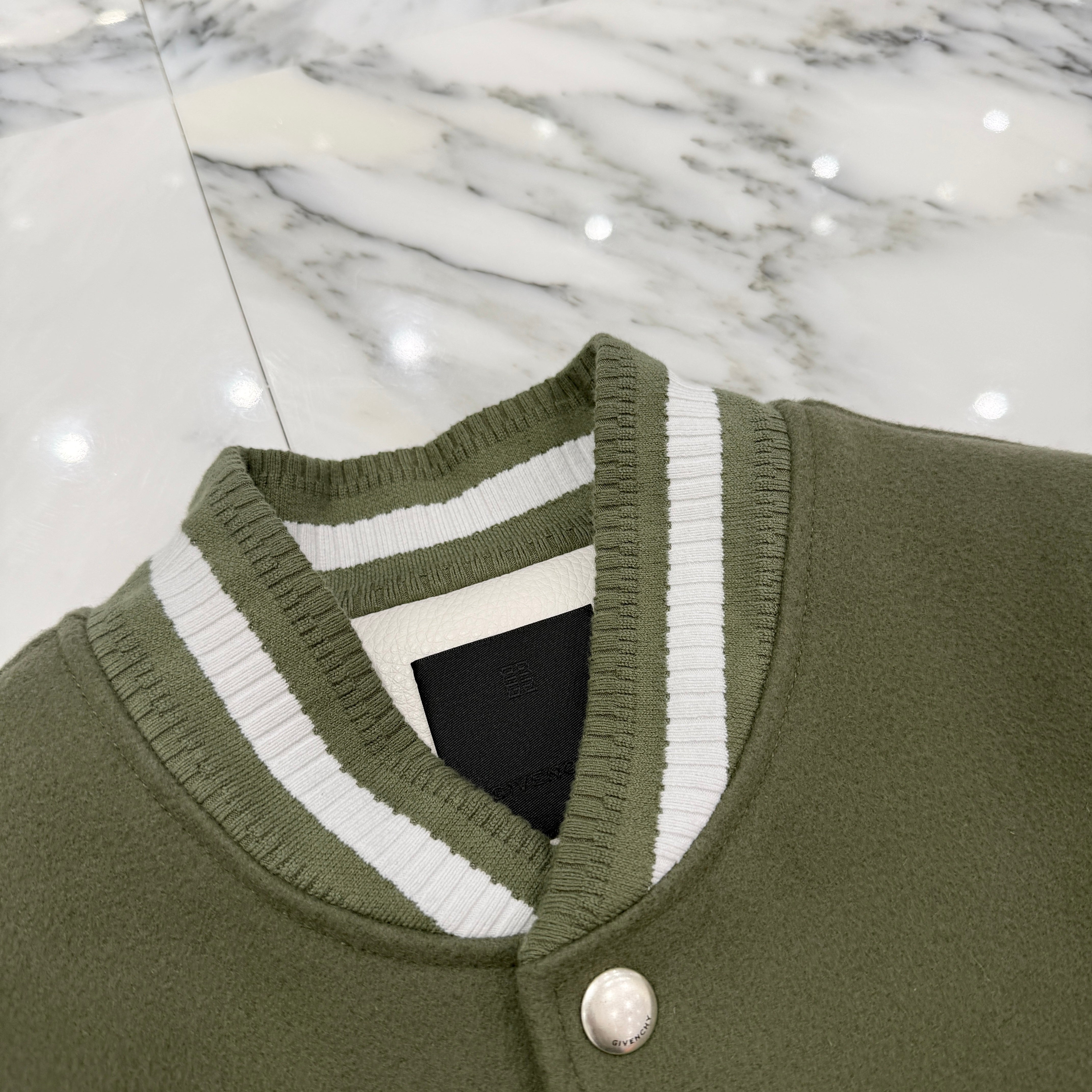 GIVENCHY 2023AW WOOL BOMBER JACKET BM011S6Y16 Size 52 ジバンシィ ウールボンバージャケット サイズ52