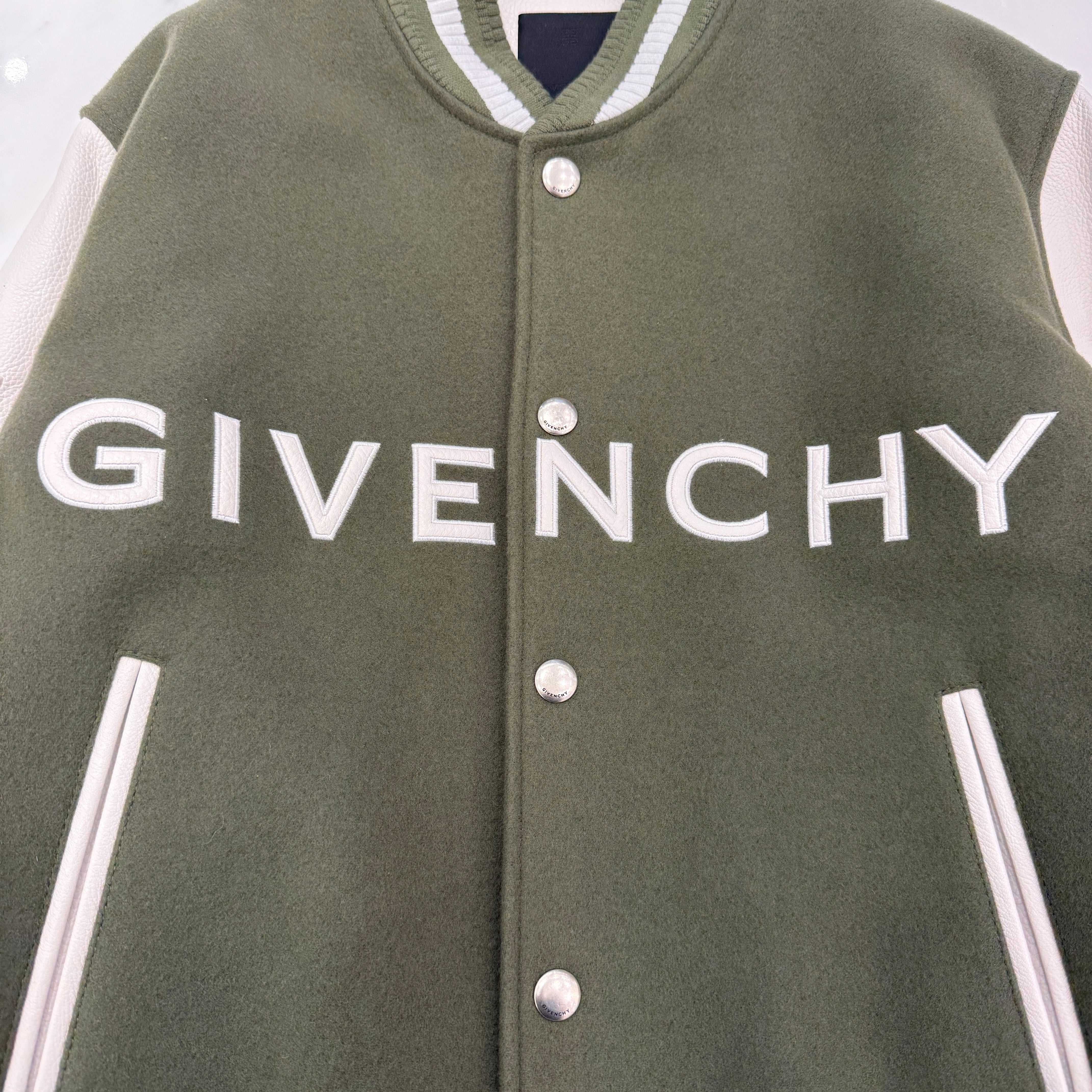 GIVENCHY 2023AW WOOL BOMBER JACKET BM011S6Y16 Size 52 ジバンシィ ウールボンバージャケット サイズ52